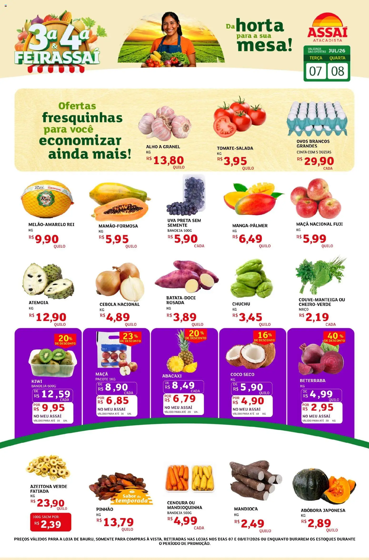 Pré-Visualização do folheto "Assaí Atacadista ofertas - SP" da loja Assaí Atacadista válido a partir de 07/07/2026