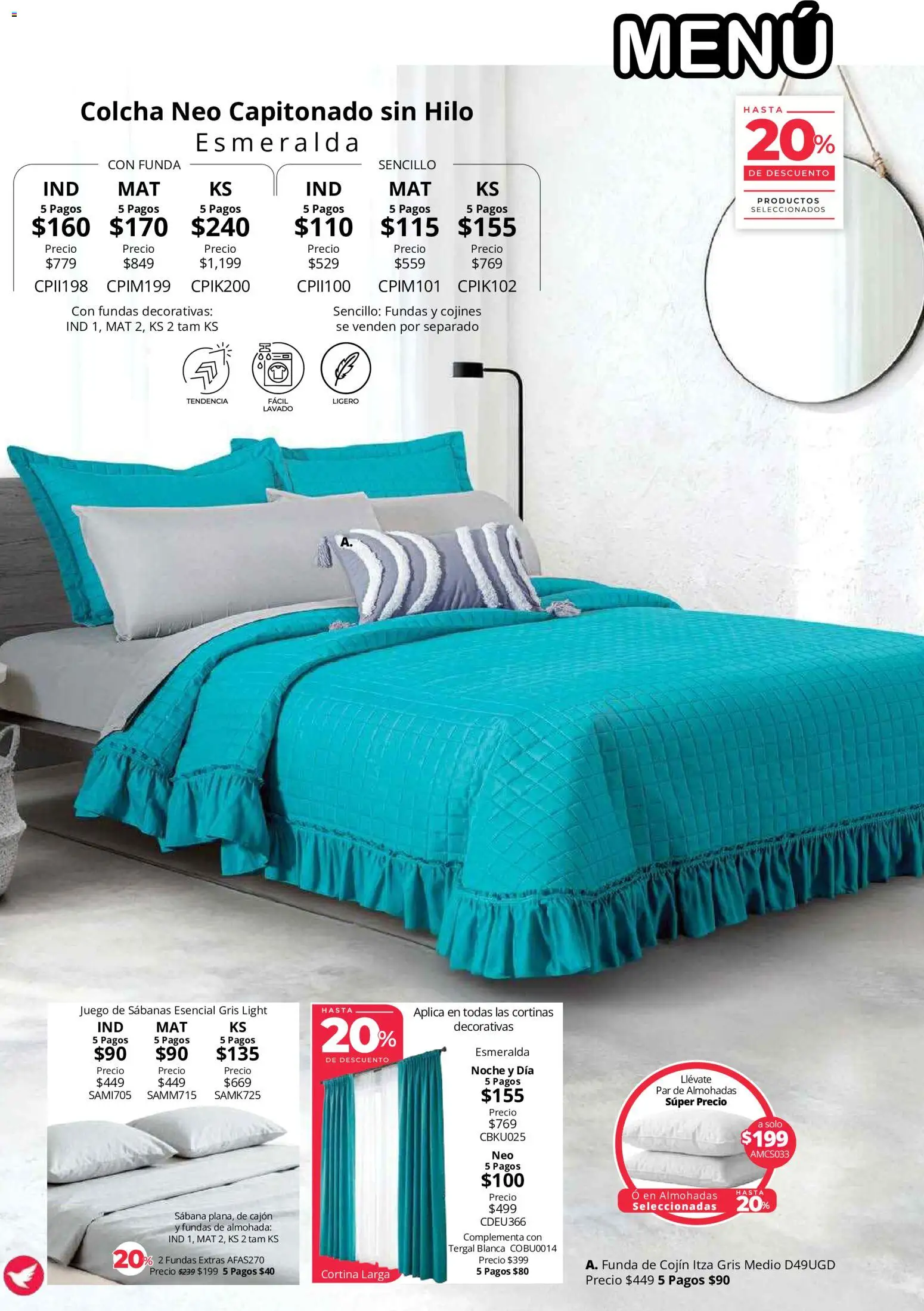 Vista previa las ofertas de la tienda Colchas Concord - Colchas Concord catálogo desde el 01/08/2026 