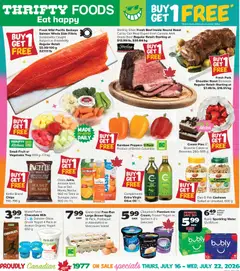 Preview of leaflet Thrifty Foods weekly flyer / circulaire from shop Thrifty Foods is valid from Jul 16, 2026