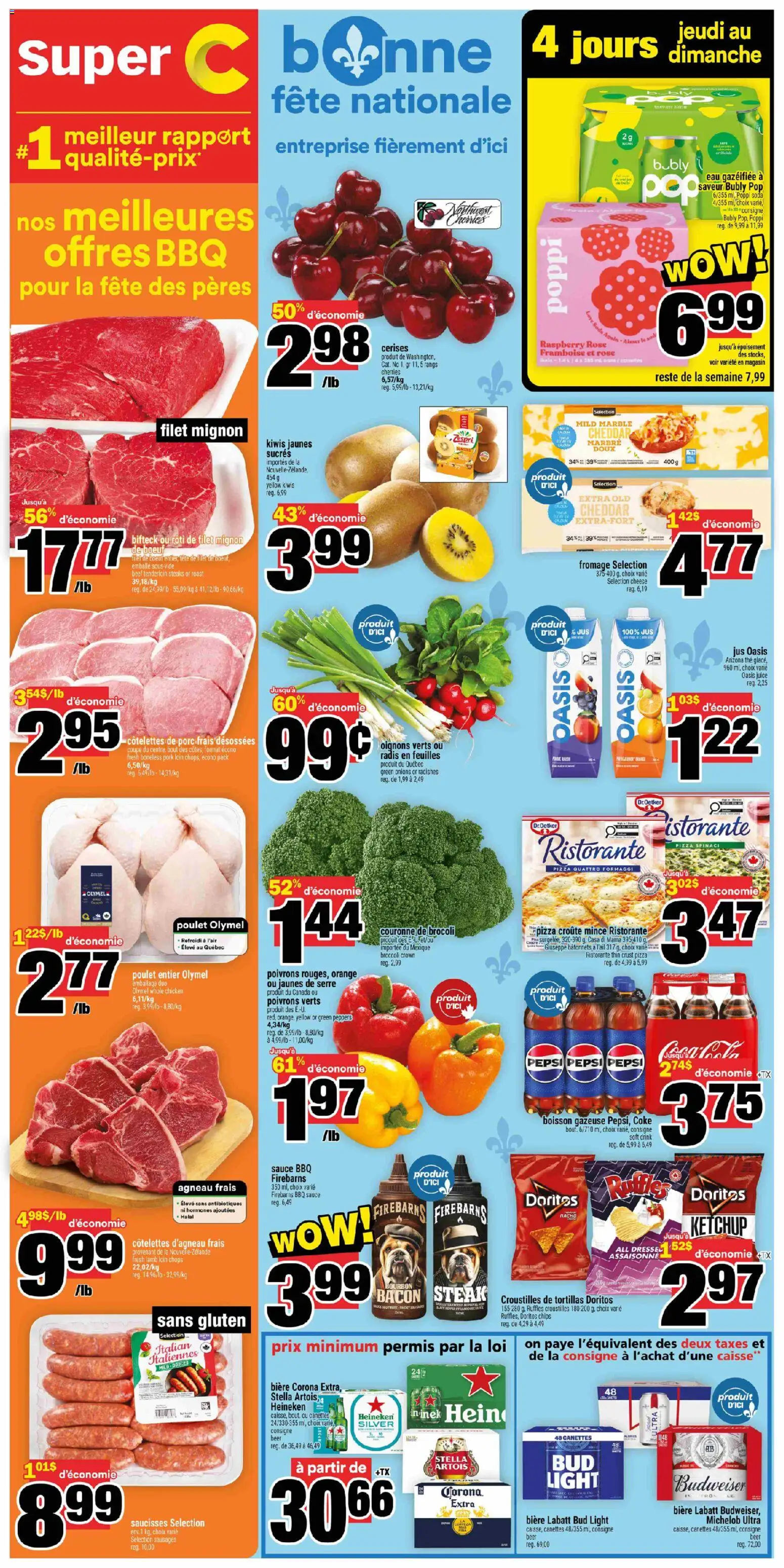 Preview of leaflet Super C weekly flyer / circulaire from shop Super C is valid from Jun 18, 2026
