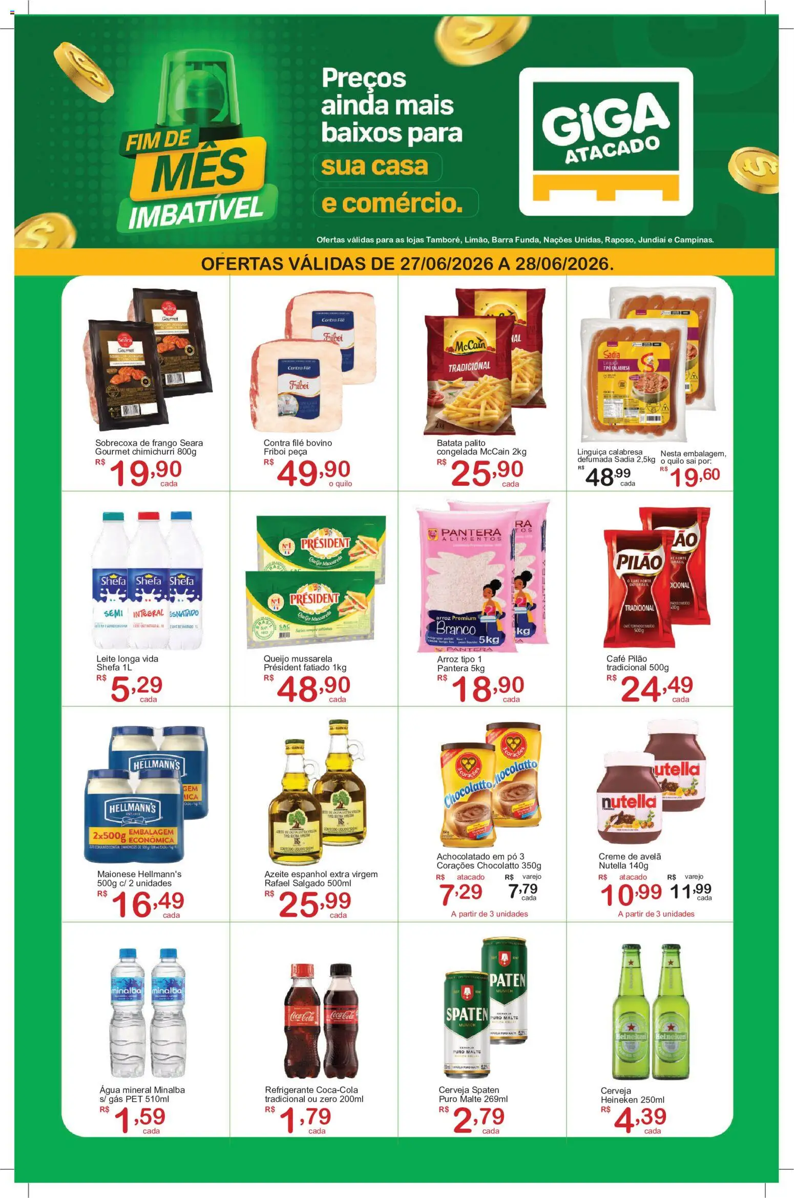 Pré-Visualização do folheto "GIGA Atacado ofertas FDS" da loja GIGA Atacado válido a partir de 27/06/2026