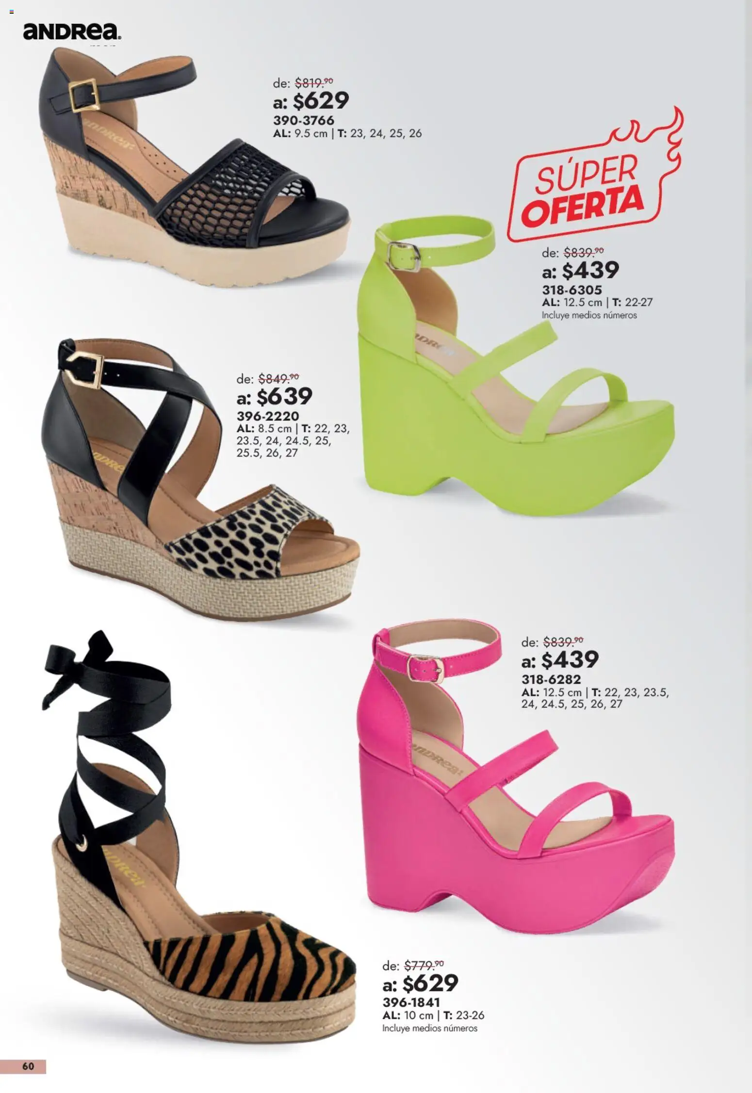 Vista previa las ofertas de la tienda Andrea - Andrea catálogo Outlet desde el 13/09/2026 