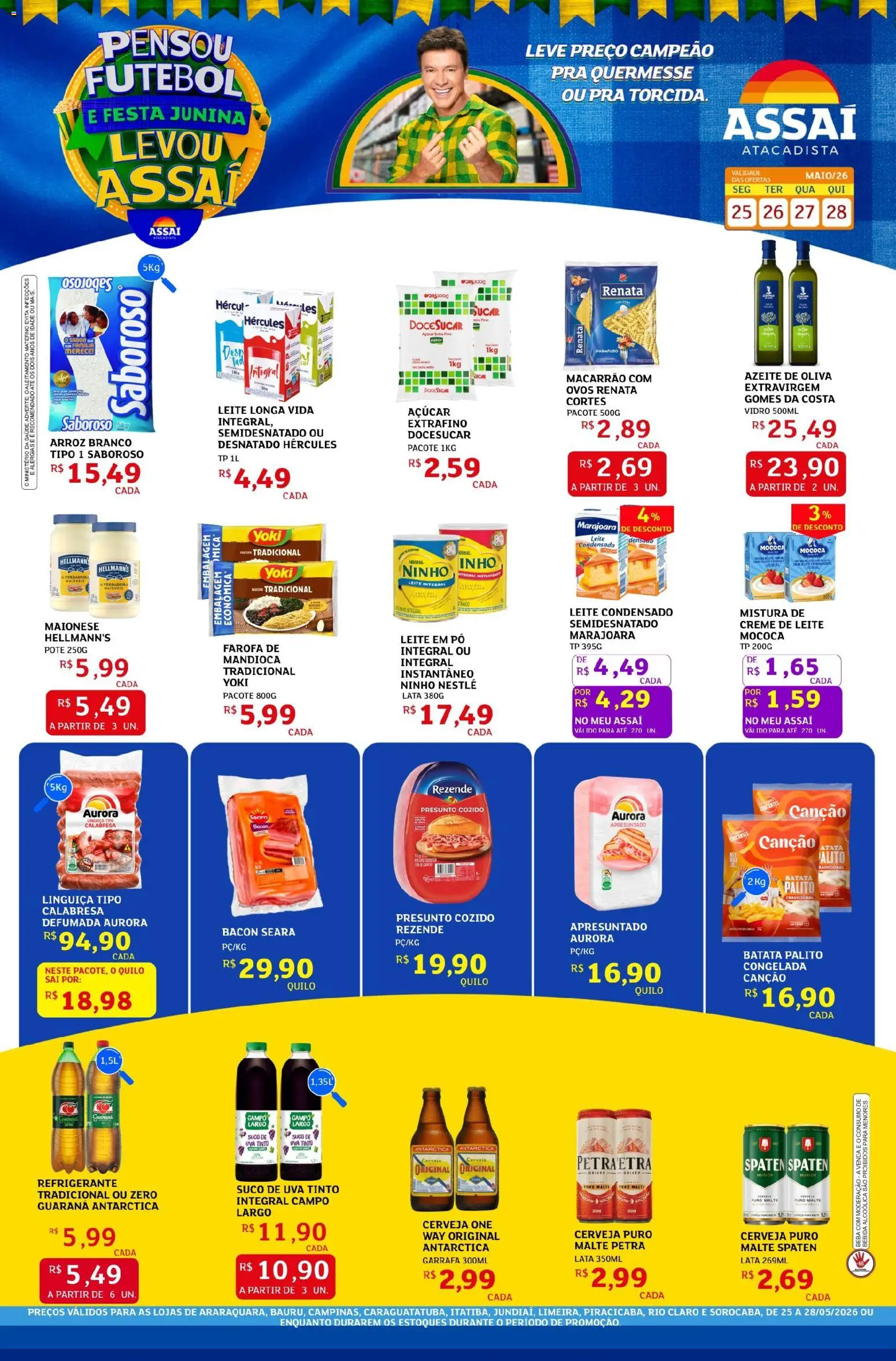 Pré-Visualização do folheto "Assaí Atacadista ofertas - SP" da loja Assaí Atacadista válido a partir de 25/05/2026