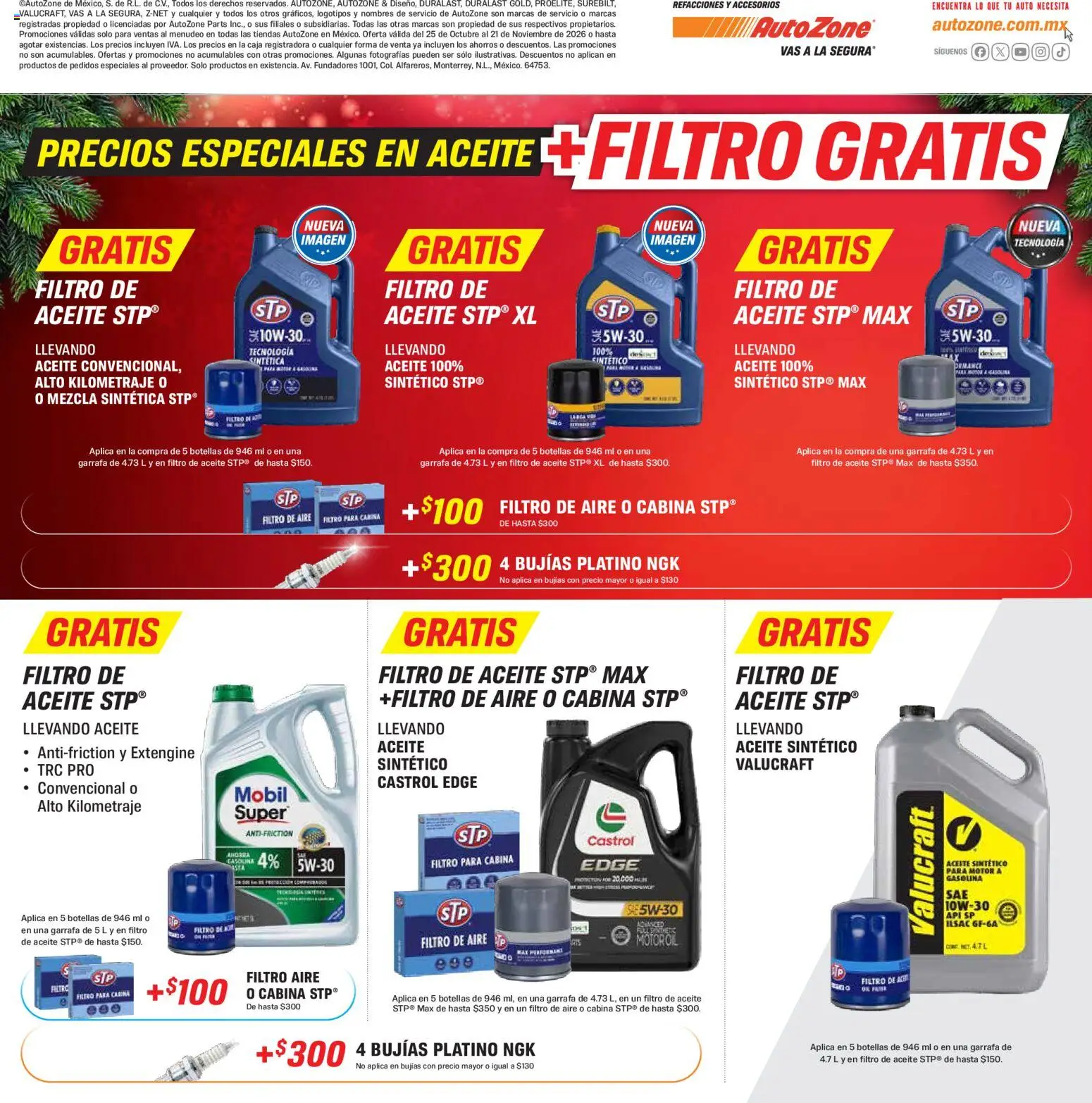 Vista previa las ofertas de la tienda AutoZone - AutoZone catálogo desde el 25/10/2026 