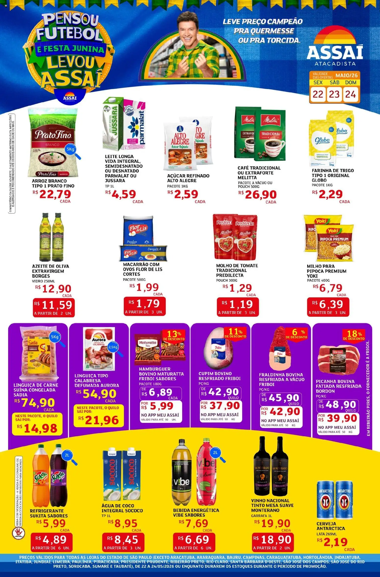 Pré-Visualização do folheto "Assaí Atacadista ofertas - SP" da loja Assaí Atacadista válido a partir de 22/05/2026