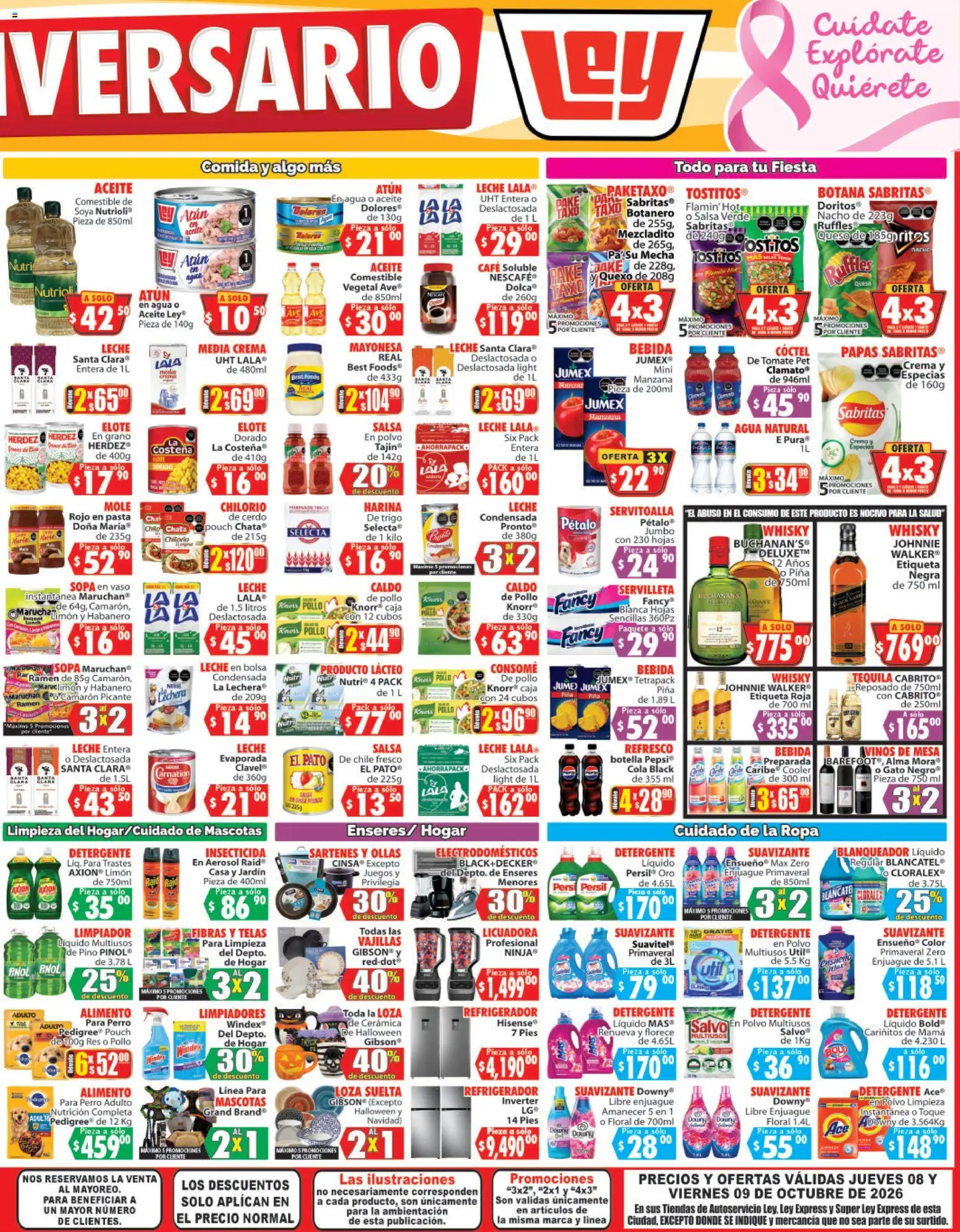 Vista previa las ofertas de la tienda Casa Ley - Casa Ley folleto Autoservicio desde el 08/10/2026 