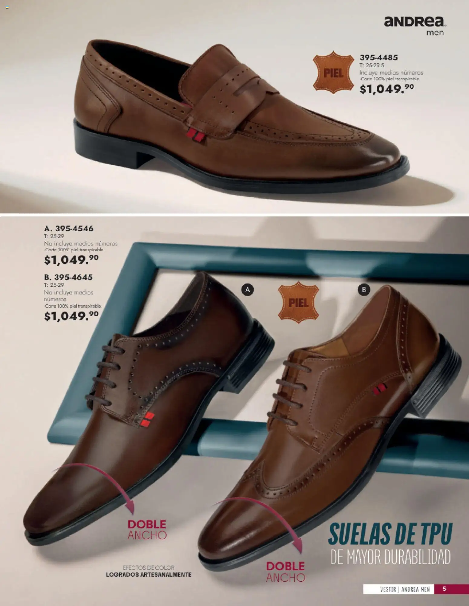Vista previa las ofertas de la tienda Andrea - Andrea catálogo Calzado Caballero desde el 24/05/2026 