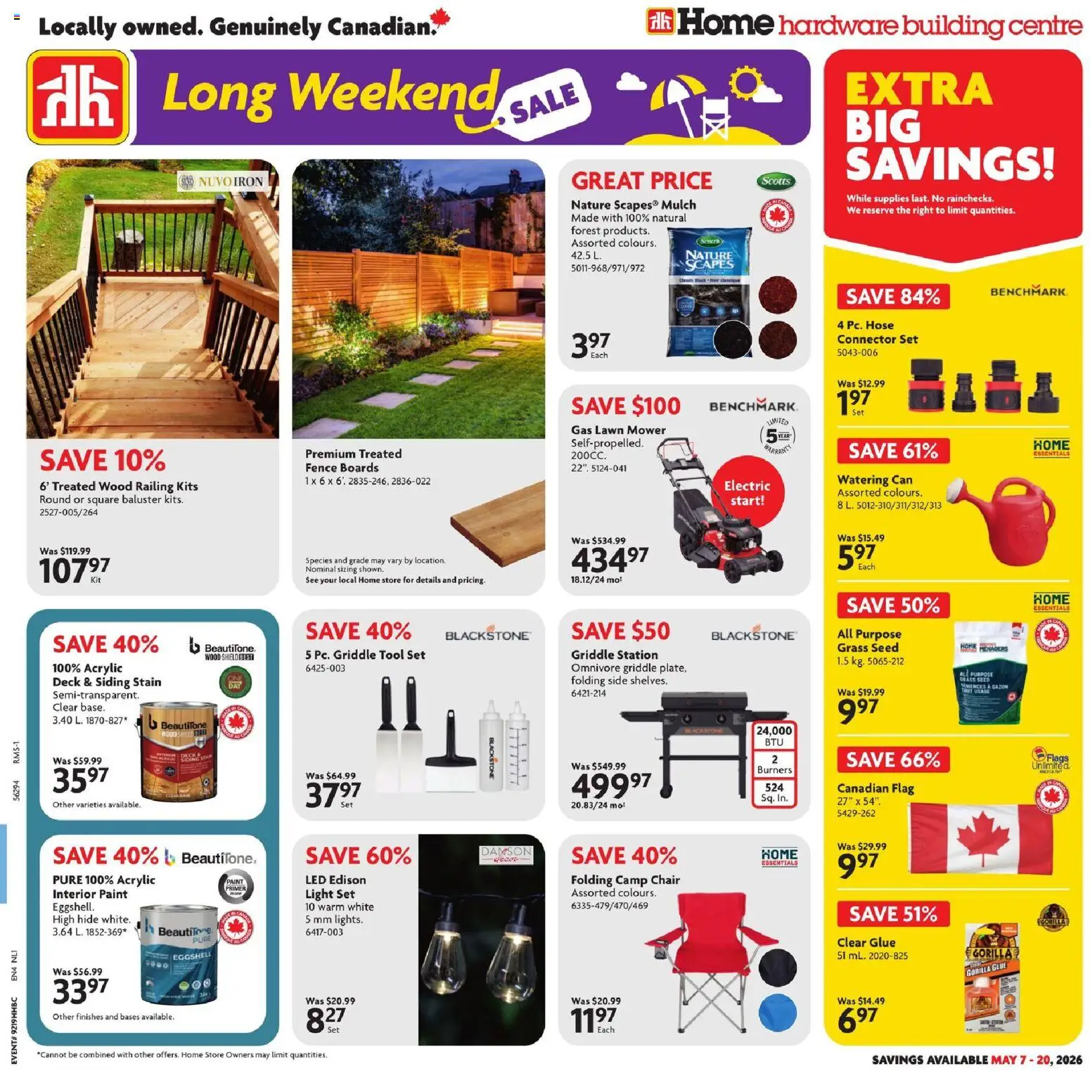 Preview of leaflet Home Hardware weekly flyer / circulaire from shop Home Hardware is valid from May 07, 2026
