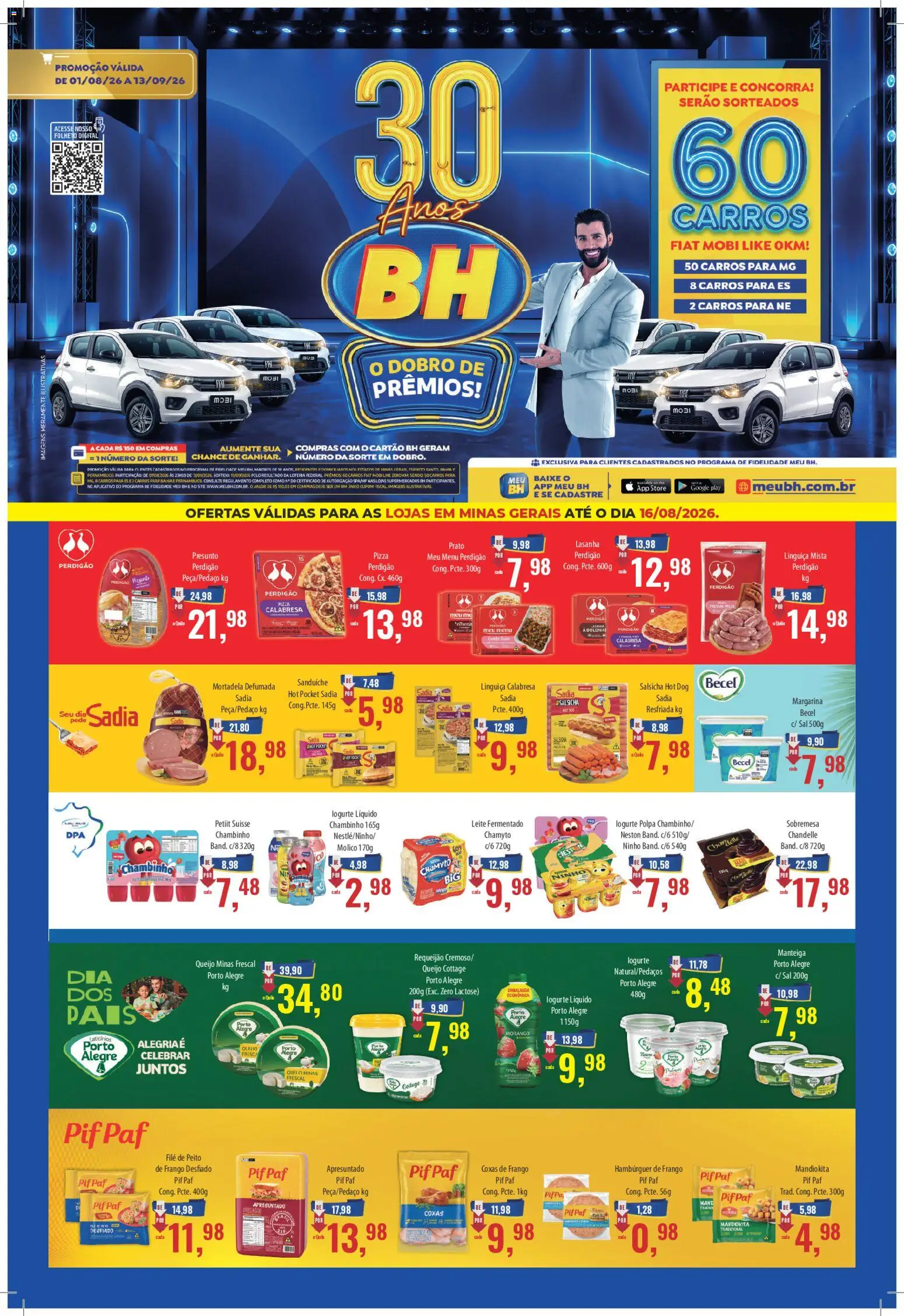 Pré-Visualização do folheto "Supermercados BH - Ofertas da semana" da loja Supermercados BH válido a partir de 01/08/2026
