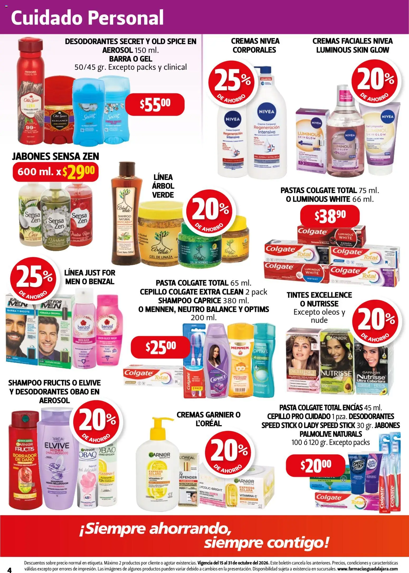 Vista previa las ofertas de la tienda Farmacia Guadalajara - Farmacia Guadalajara catálogo desde el 15/10/2026 