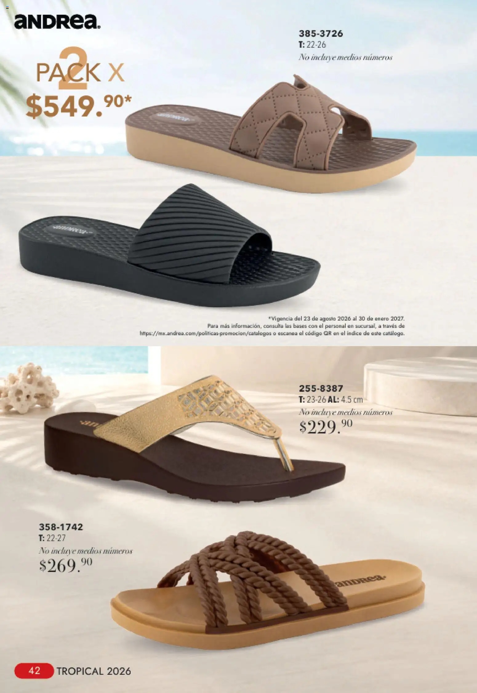 Vista previa las ofertas de la tienda Andrea - Andrea catálogo Tropical desde el 23/08/2026 