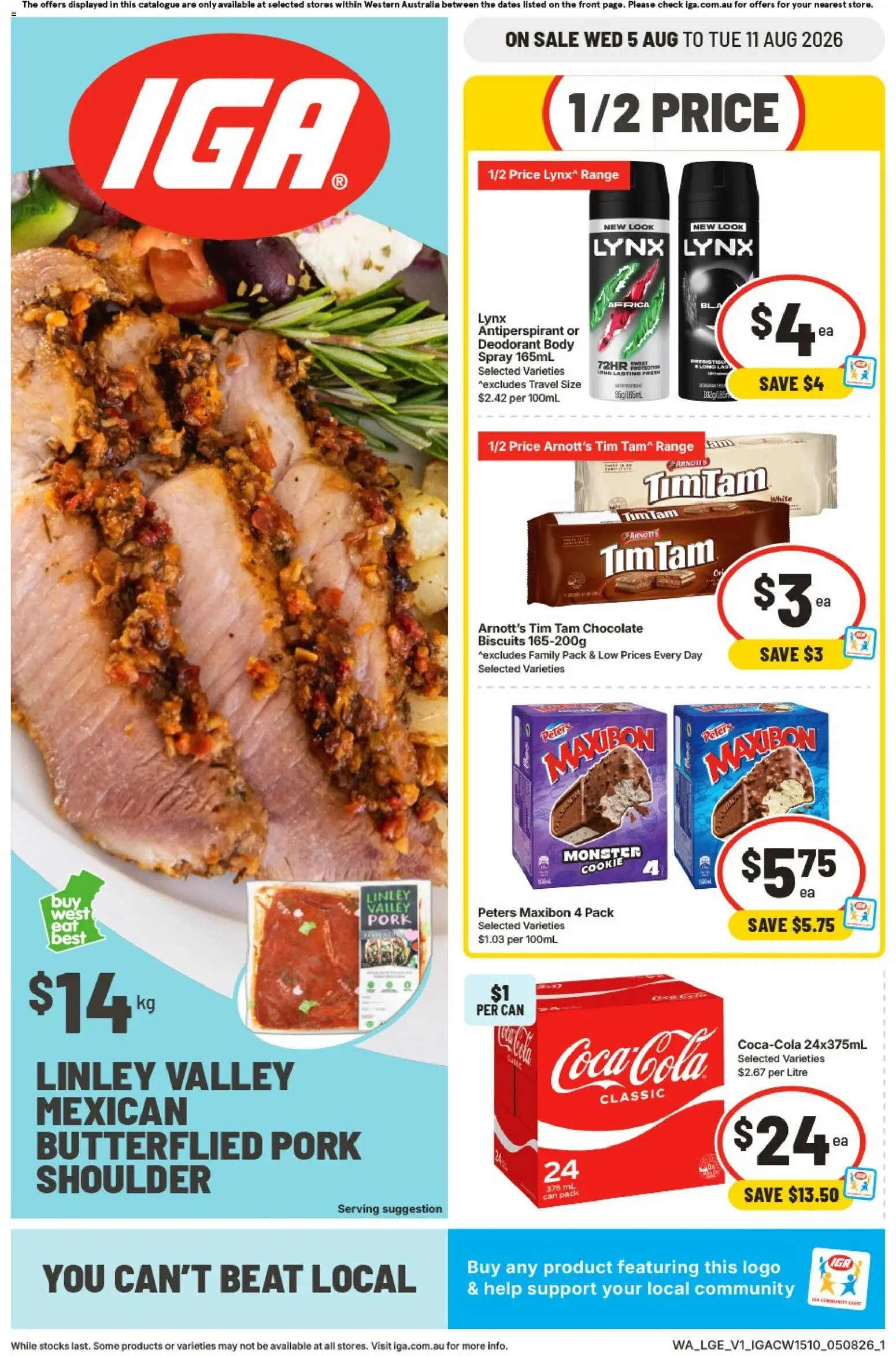 Preview of catalogue IGA catalogue from shop IGA valid 05/08/2026
