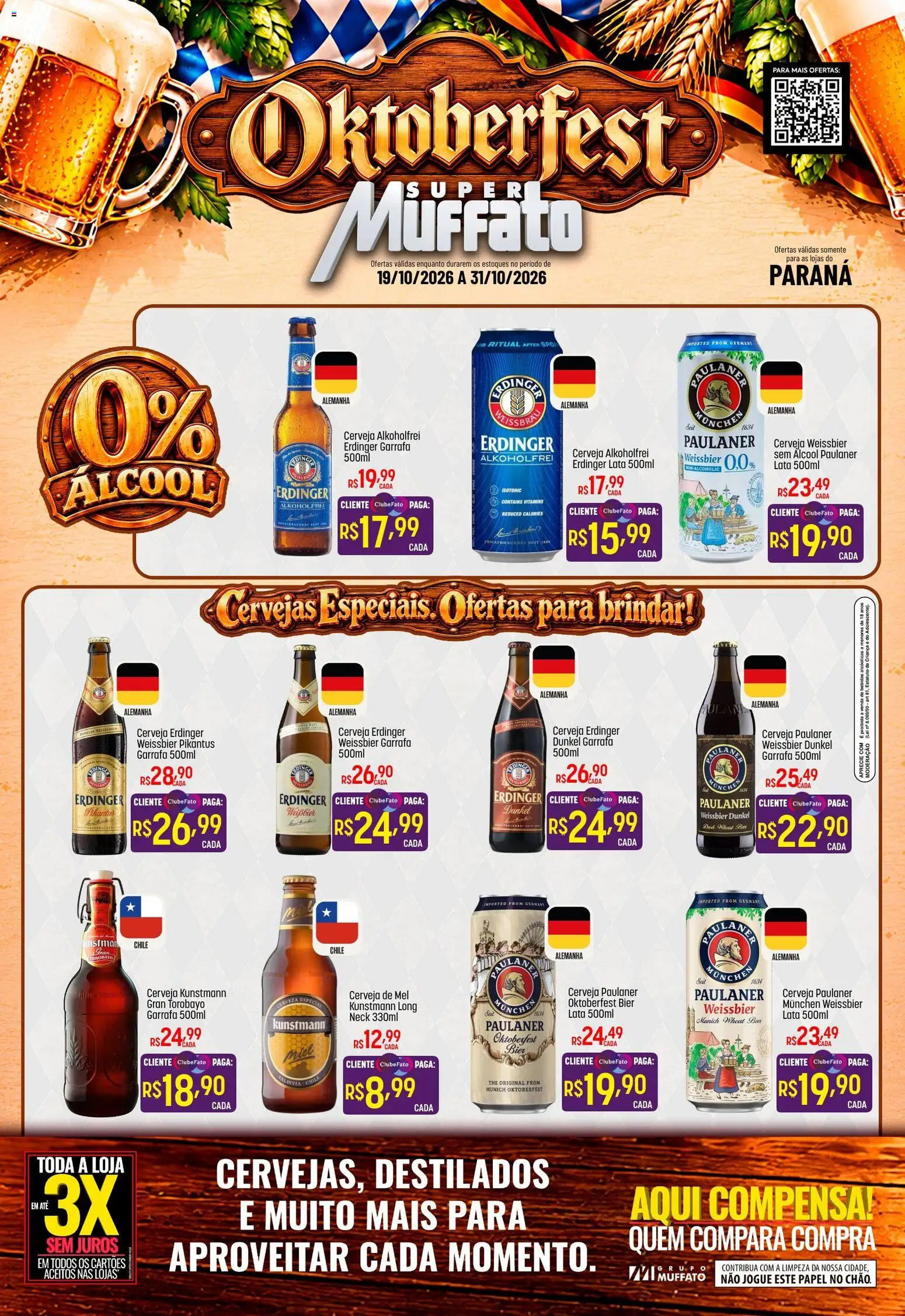 Pré-Visualização do folheto "Super Muffato ofertas Oktoberfest" da loja Super Muffato válido a partir de 19/10/2026