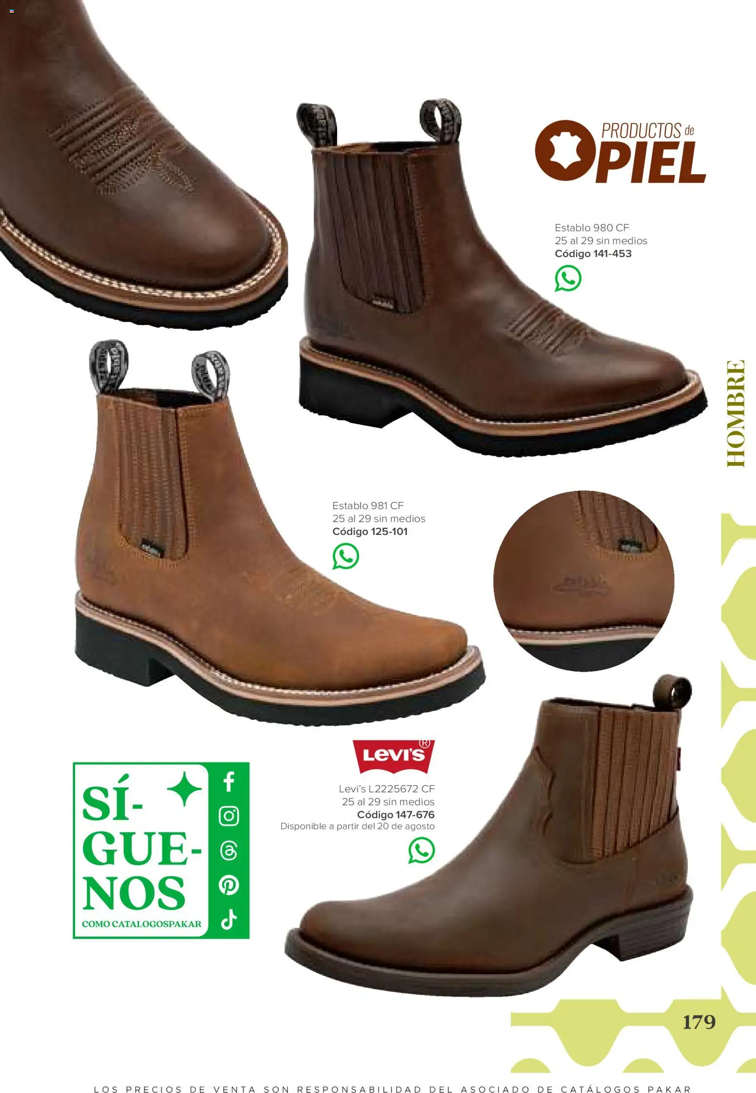 Vista previa las ofertas de la tienda SC Pakar - SC Pakar catálogo Hombre desde el 31/07/2026 