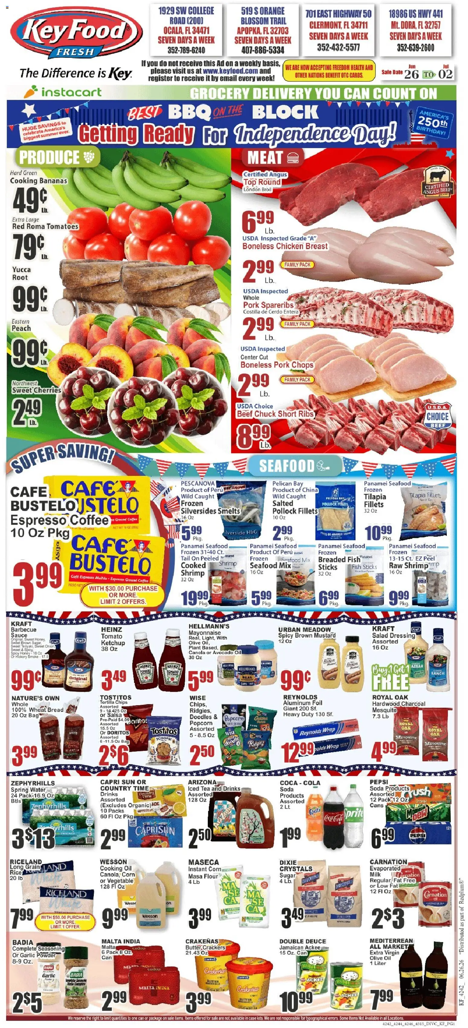 Ad Preview of Key Food Key Food Weekly Ad from 06/26/2026