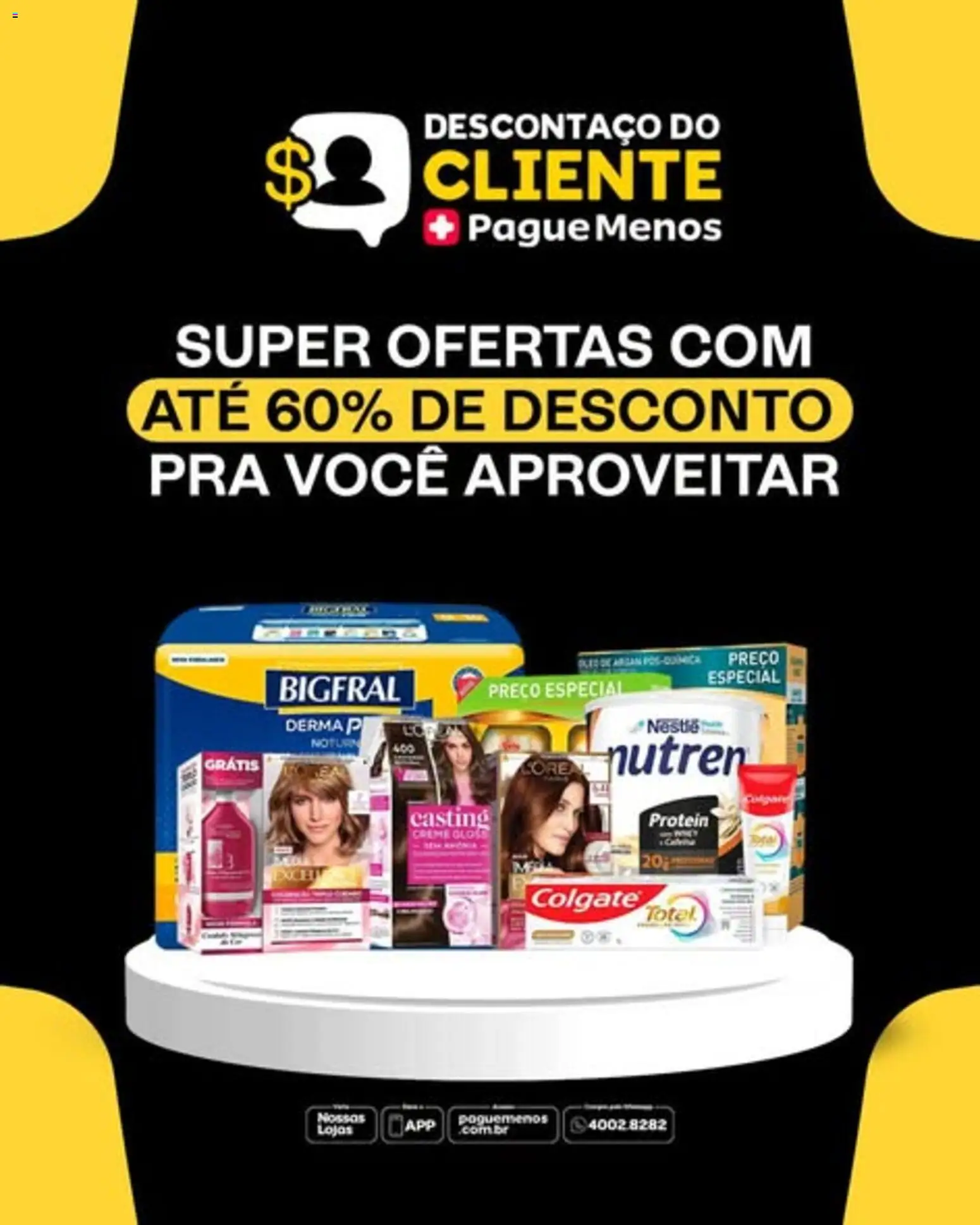 Pré-Visualização do folheto "Pague Menos - Catálogo atual" da loja Pague Menos válido a partir de 28/09/2026