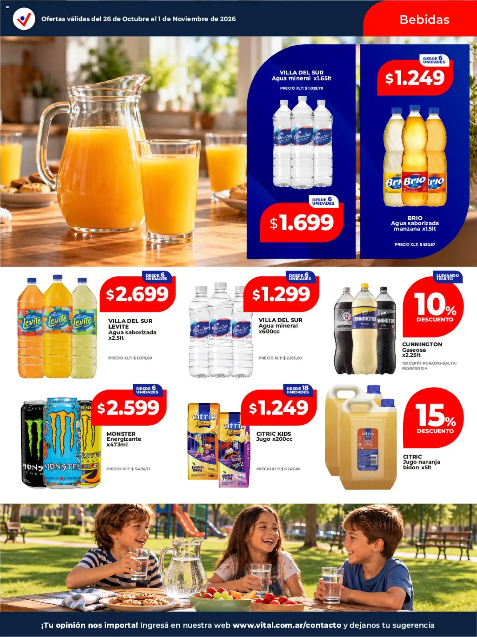 Vista previa del folleto de la tienda Vital válido desde el 26/10/2026 