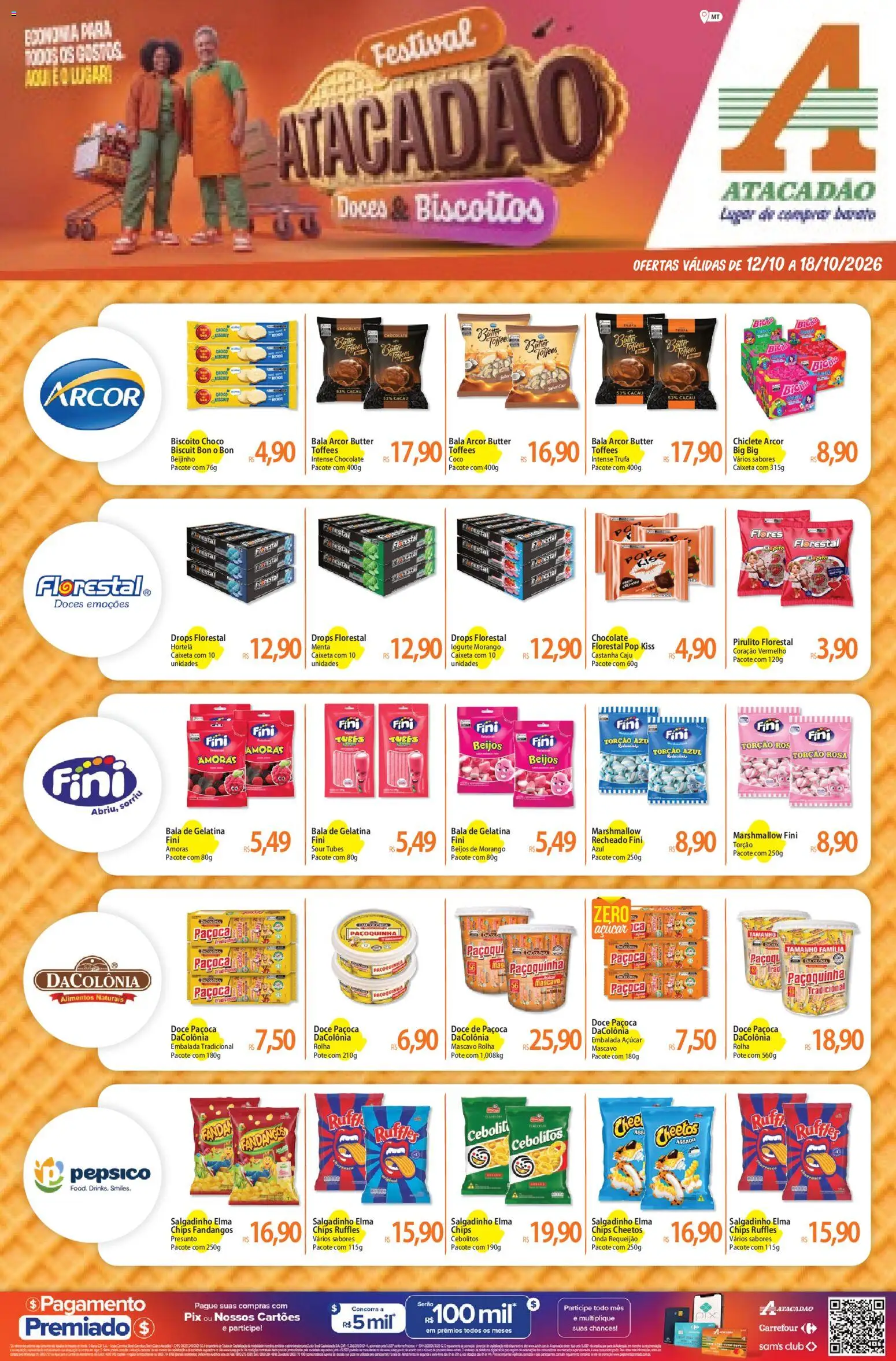 Pré-Visualização do folheto "Atacadão ofertas - MT" da loja Atacadão válido a partir de 12/10/2026