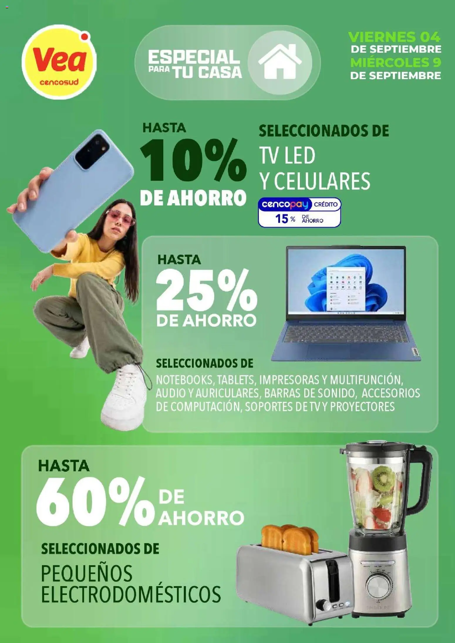 Vista previa del folleto de la tienda Vea válido desde el 04/09/2026 