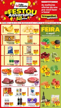 Pré-Visualização do folheto "Supermercados São Vicente - Ofertas da semana" da loja Supermercados São Vicente válido a partir de 06/10/2026