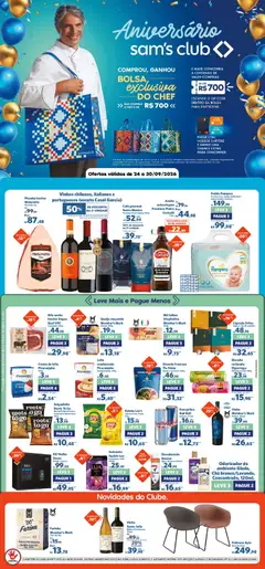 Pré-Visualização do folheto "Sam's Club - Ofertas da semana" da loja Sam's Club válido a partir de 24/09/2026