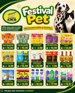 Pré-Visualização do folheto "Supermercado Padrão ofertas Festival Pet" da loja Supermercado Padrão válido a partir de 24/08/2026