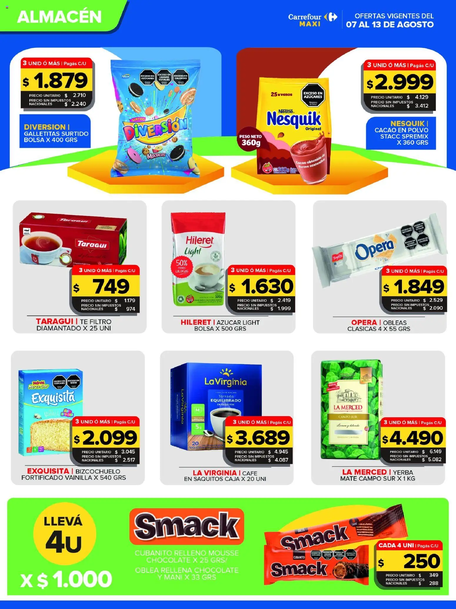 Vista previa del folleto de la tienda Carrefour Maxi válido desde el 07/08/2026 