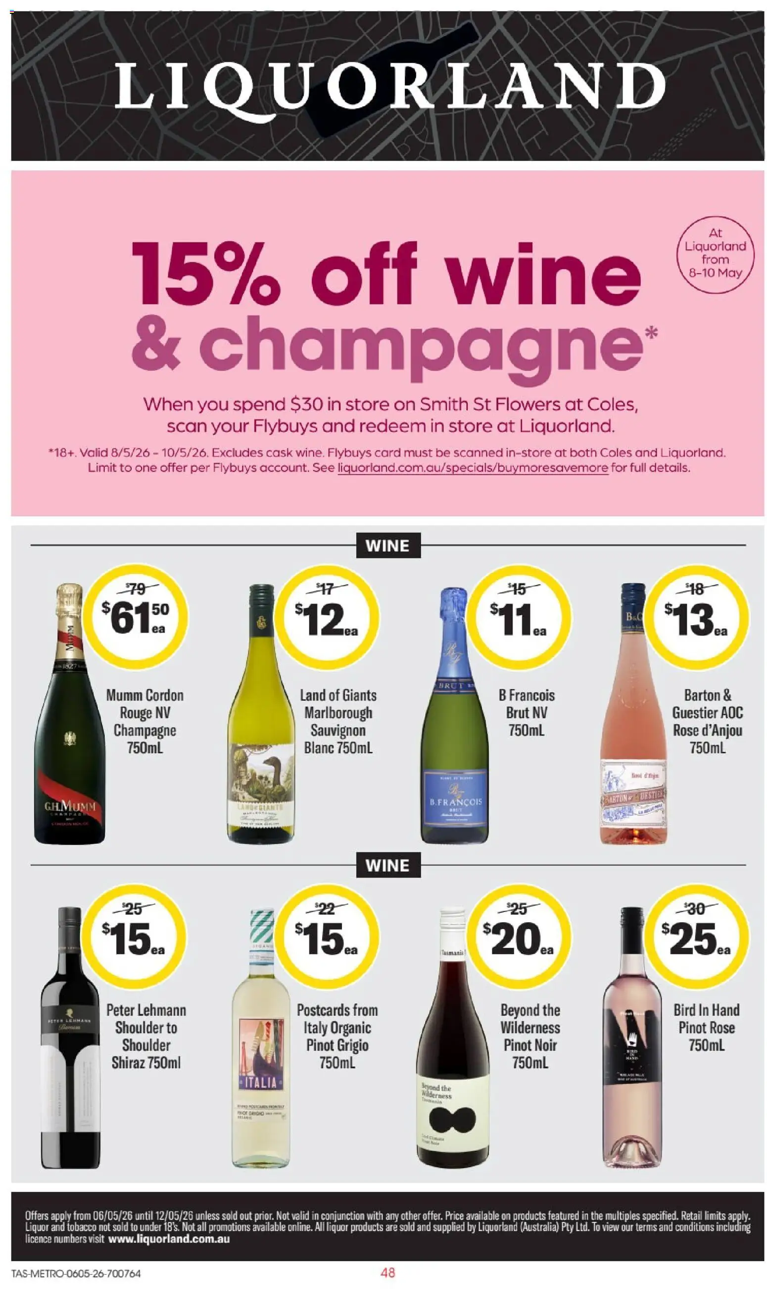 Preview of catalogue Liquorland catalogue TAS from shop Liquorland valid 06/05/2026