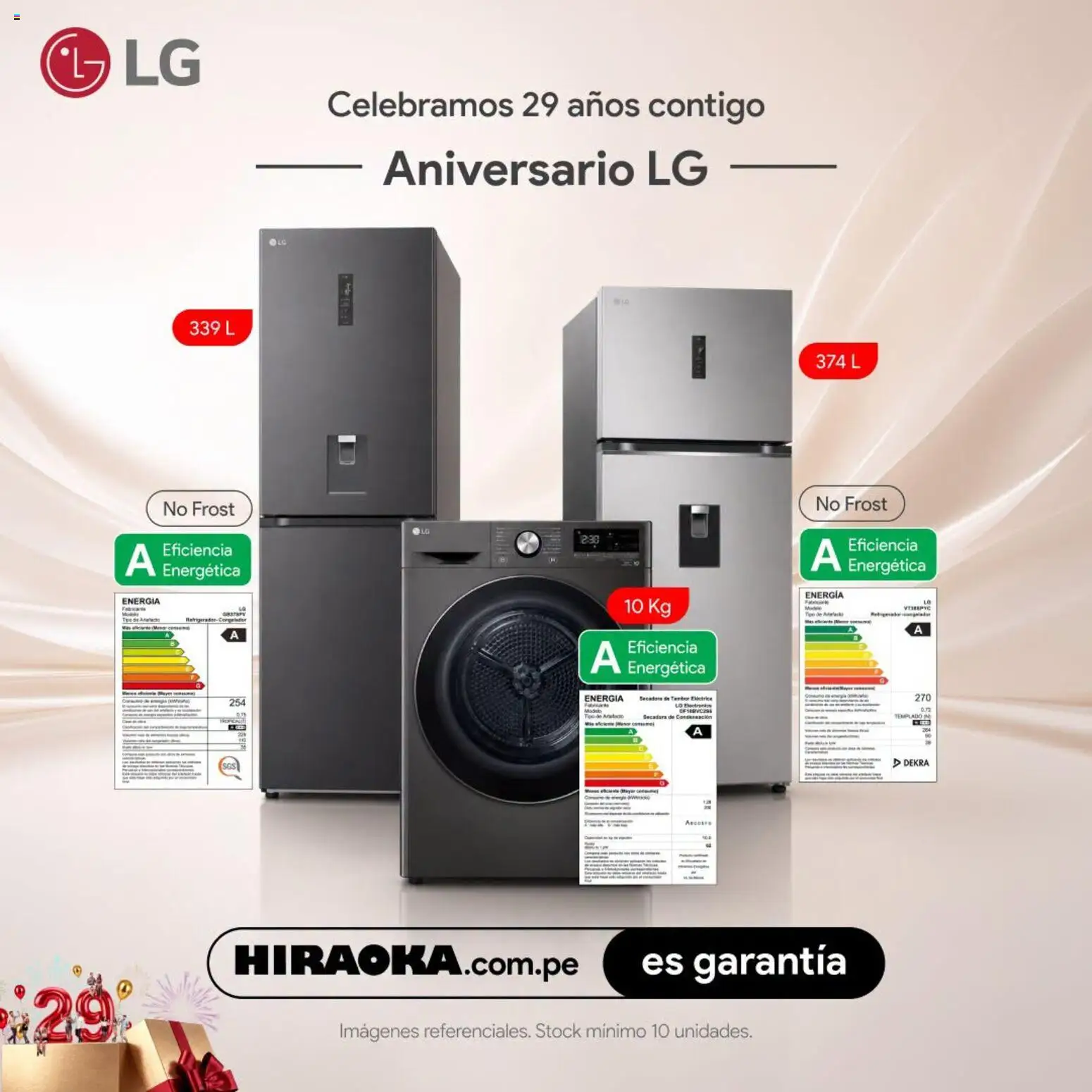 Vista previa de Catálogo Hiraoka - Aniversario LG de la tienda Hiraoka válido desde 25/08/2026
