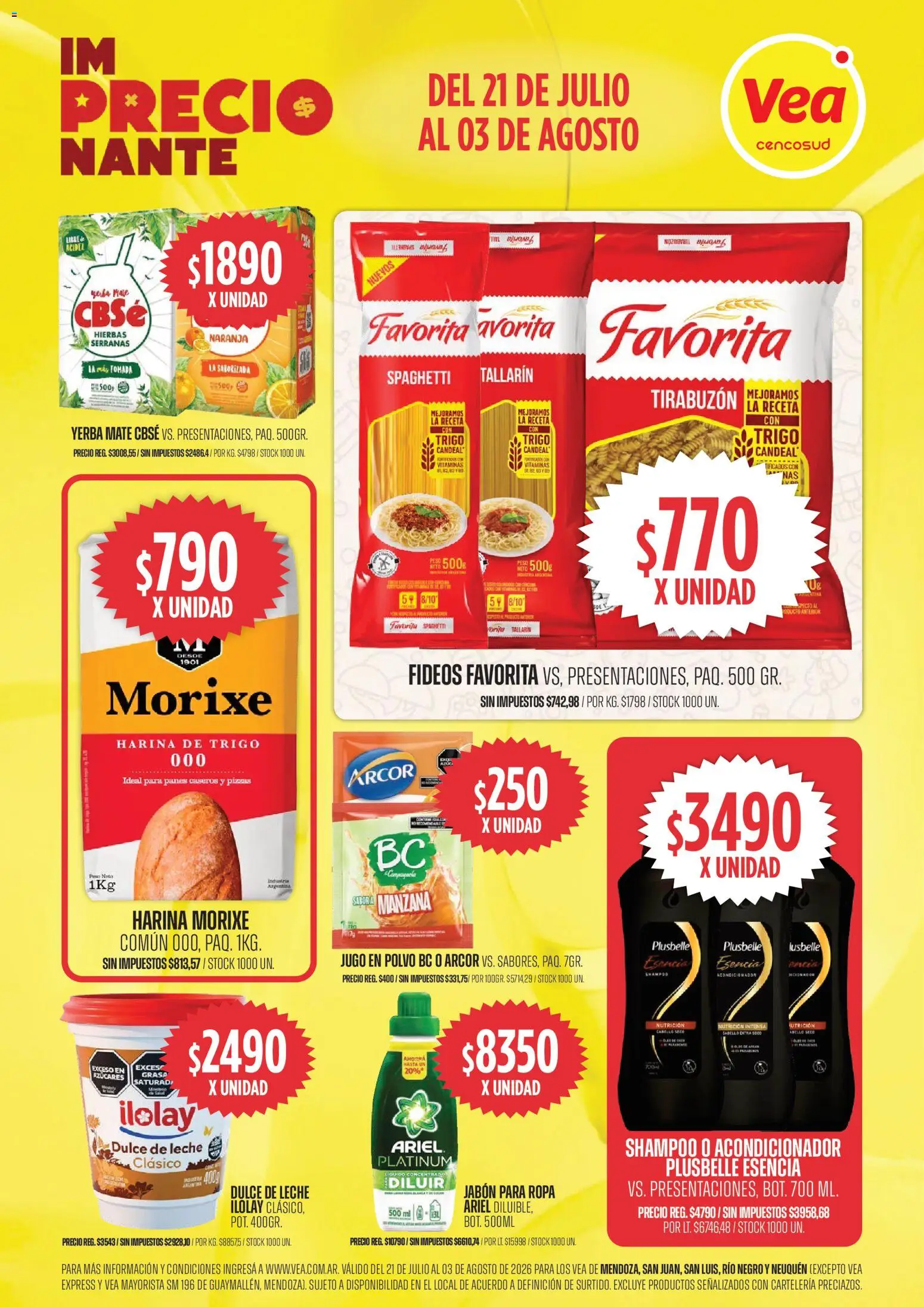 Vista previa del folleto de la tienda Vea válido desde el 21/07/2026 