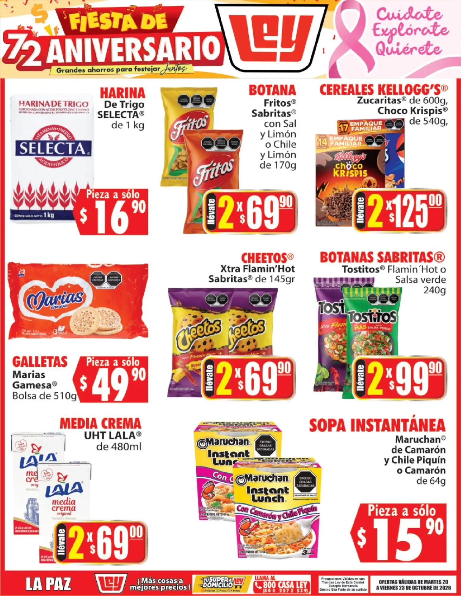 Vista previa las ofertas de la tienda Casa Ley - Casa Ley folleto Autoservicio La Paz desde el 20/10/2026 