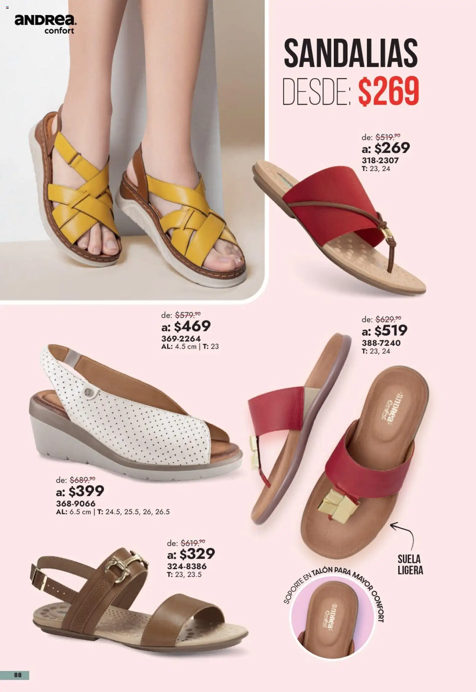 Vista previa las ofertas de la tienda Andrea - Andrea catálogo Outlet desde el 13/09/2026 