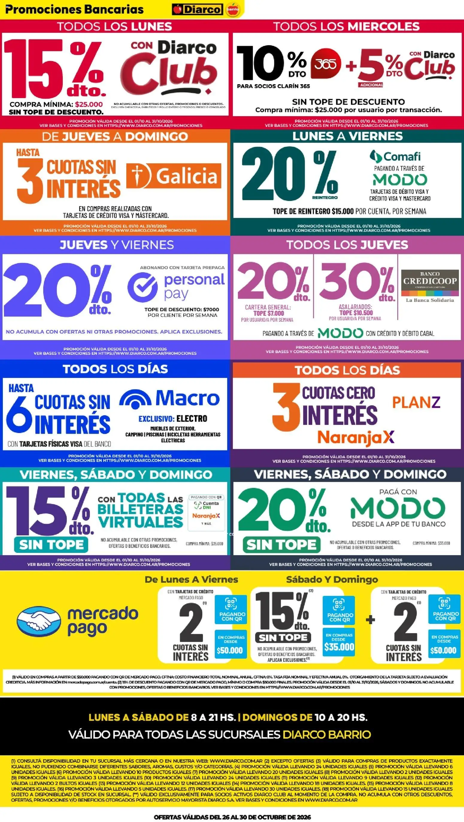 Vista previa del folleto de la tienda Diarco válido desde el 26/10/2026 