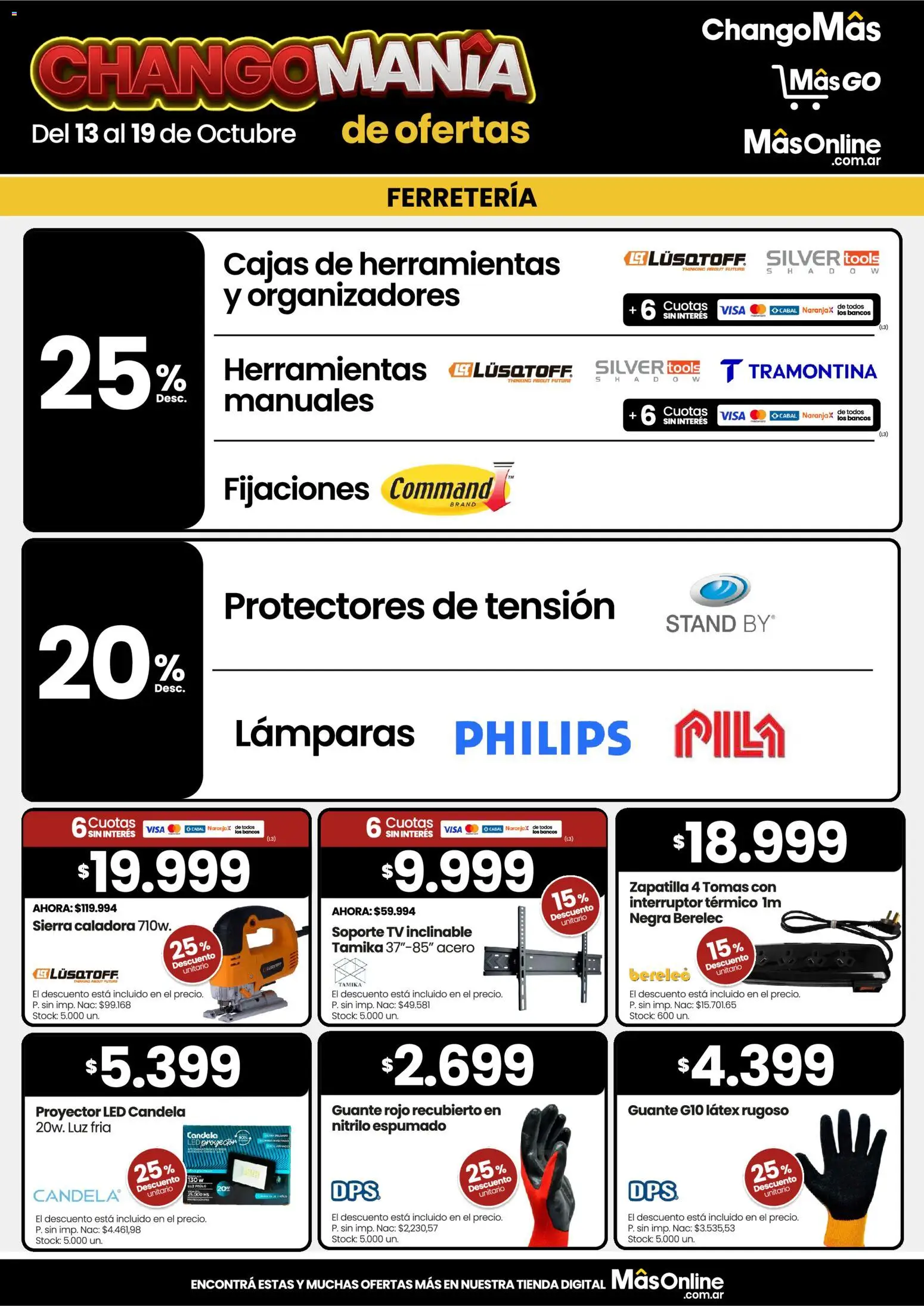 Vista previa del folleto de la tienda Changomas válido desde el 13/10/2026 
