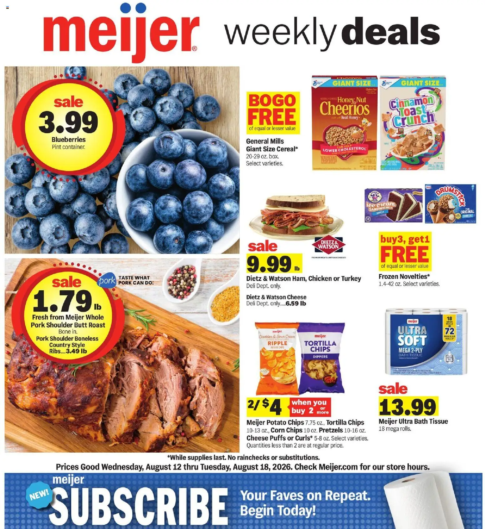 Ad Preview of Meijer Meijer Weekly Ad from 08/12/2026