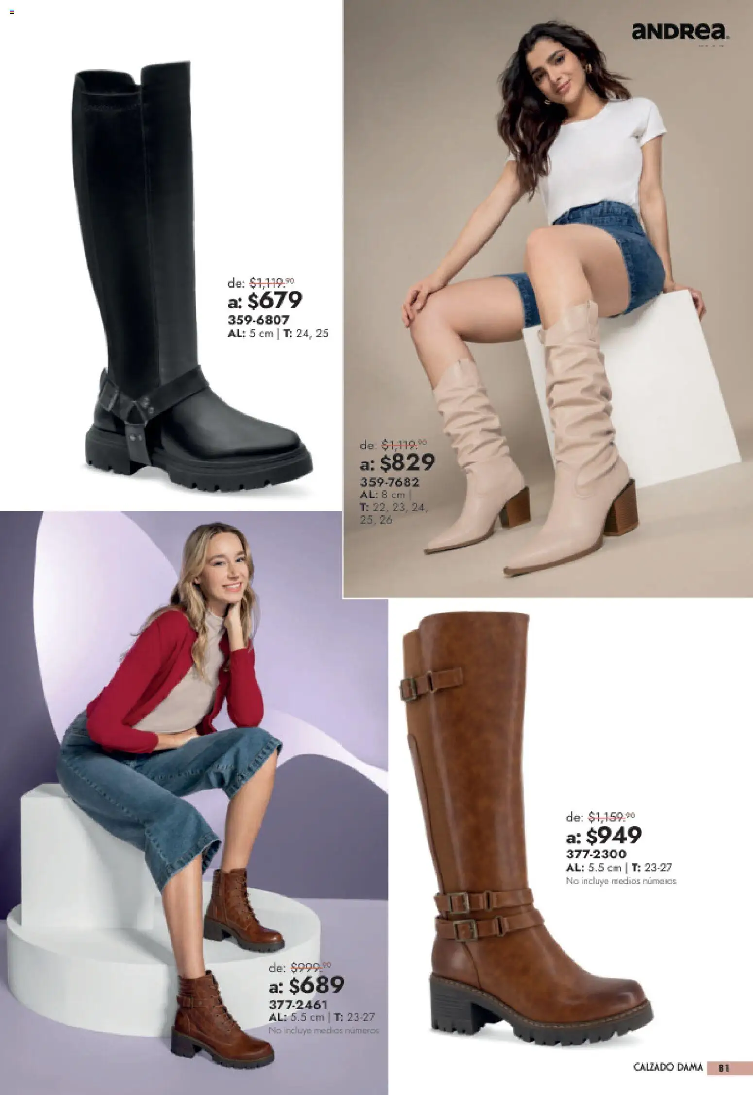 Vista previa las ofertas de la tienda Andrea - Andrea catálogo Outlet desde el 26/07/2026 