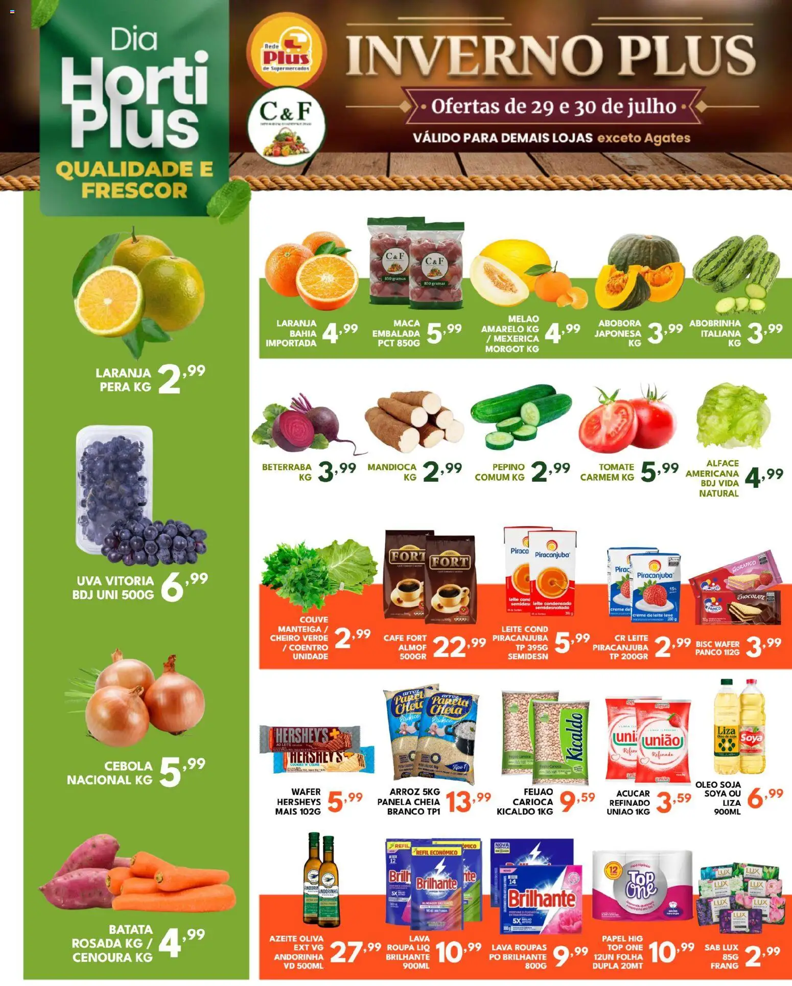 Pré-Visualização do folheto "Rede Plus Supermercados - Ofertas da semana" da loja Rede Plus Supermercados válido a partir de 29/07/2026
