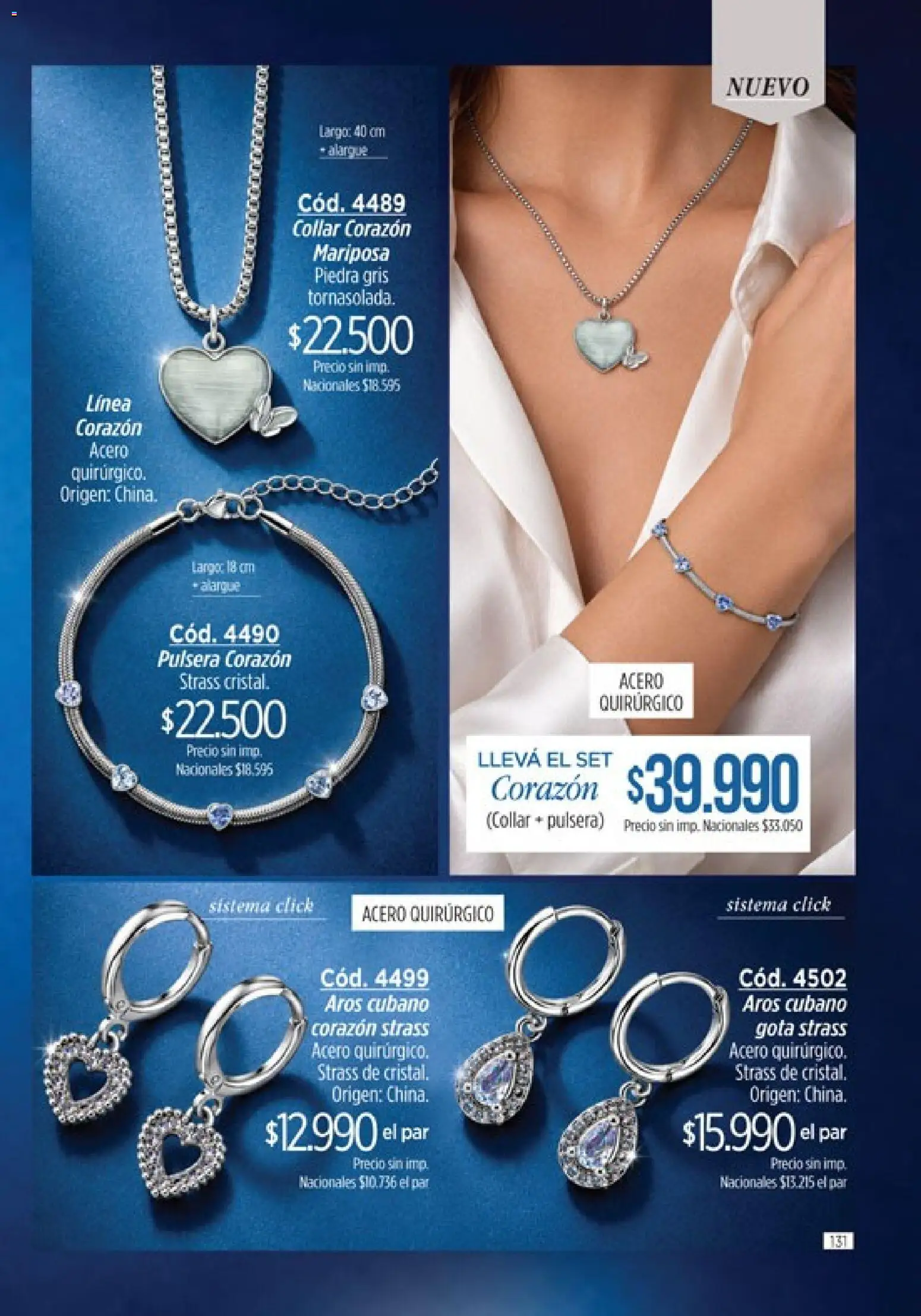 Vista previa del folleto de la tienda Amodil válido desde el 01/10/2026 - Pulsera, Collar, Aros