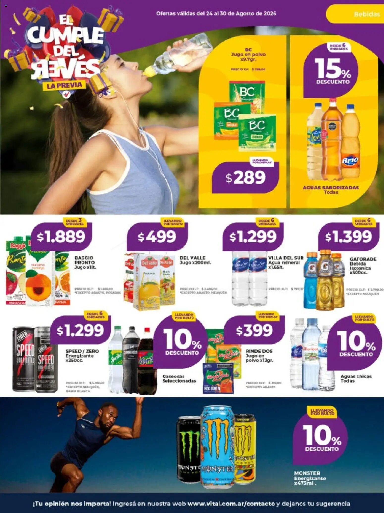 Vista previa del folleto de la tienda Vital válido desde el 24/08/2026 