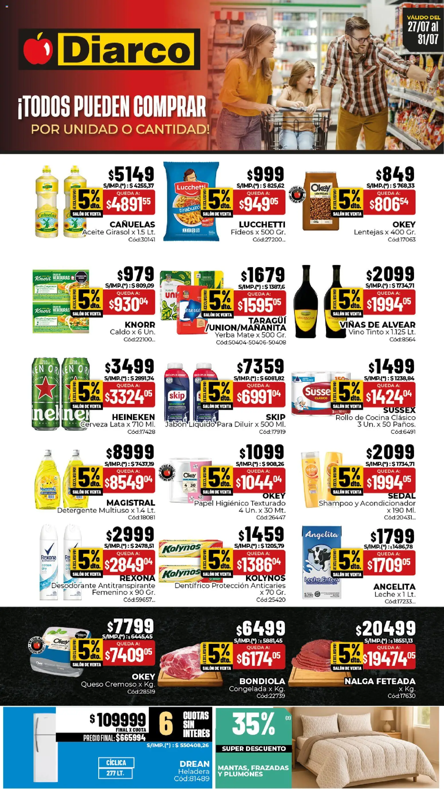 Vista previa del folleto de la tienda Diarco válido desde el 27/07/2026 