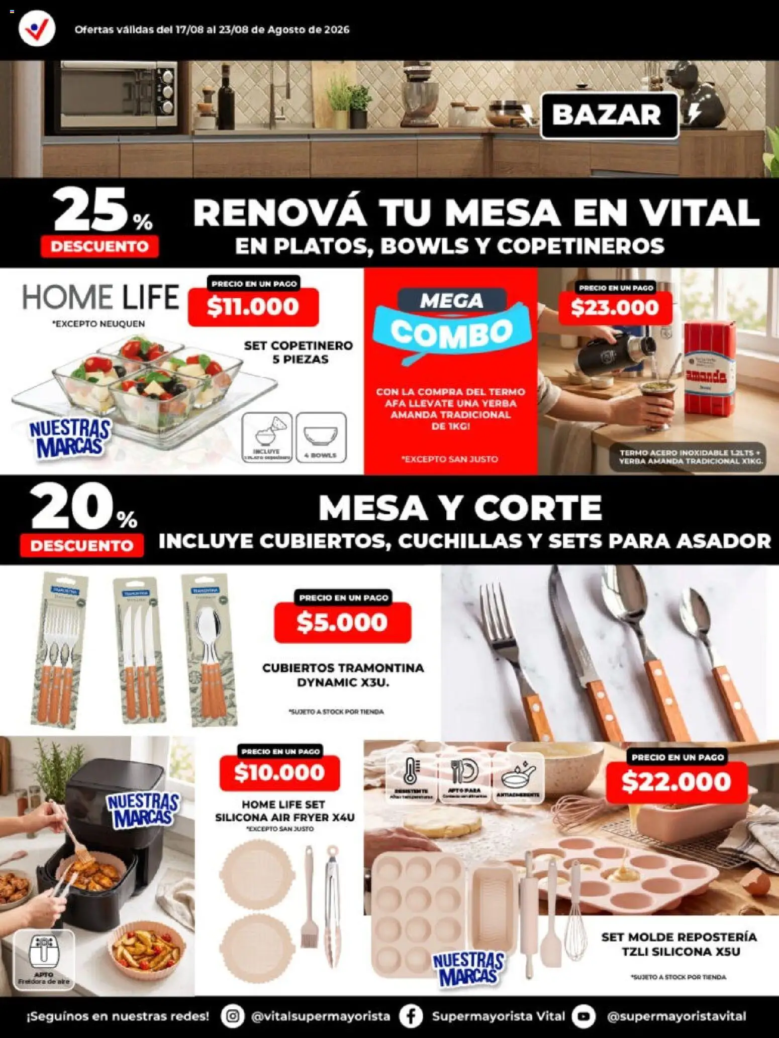 Vista previa del folleto de la tienda Vital válido desde el 17/08/2026 