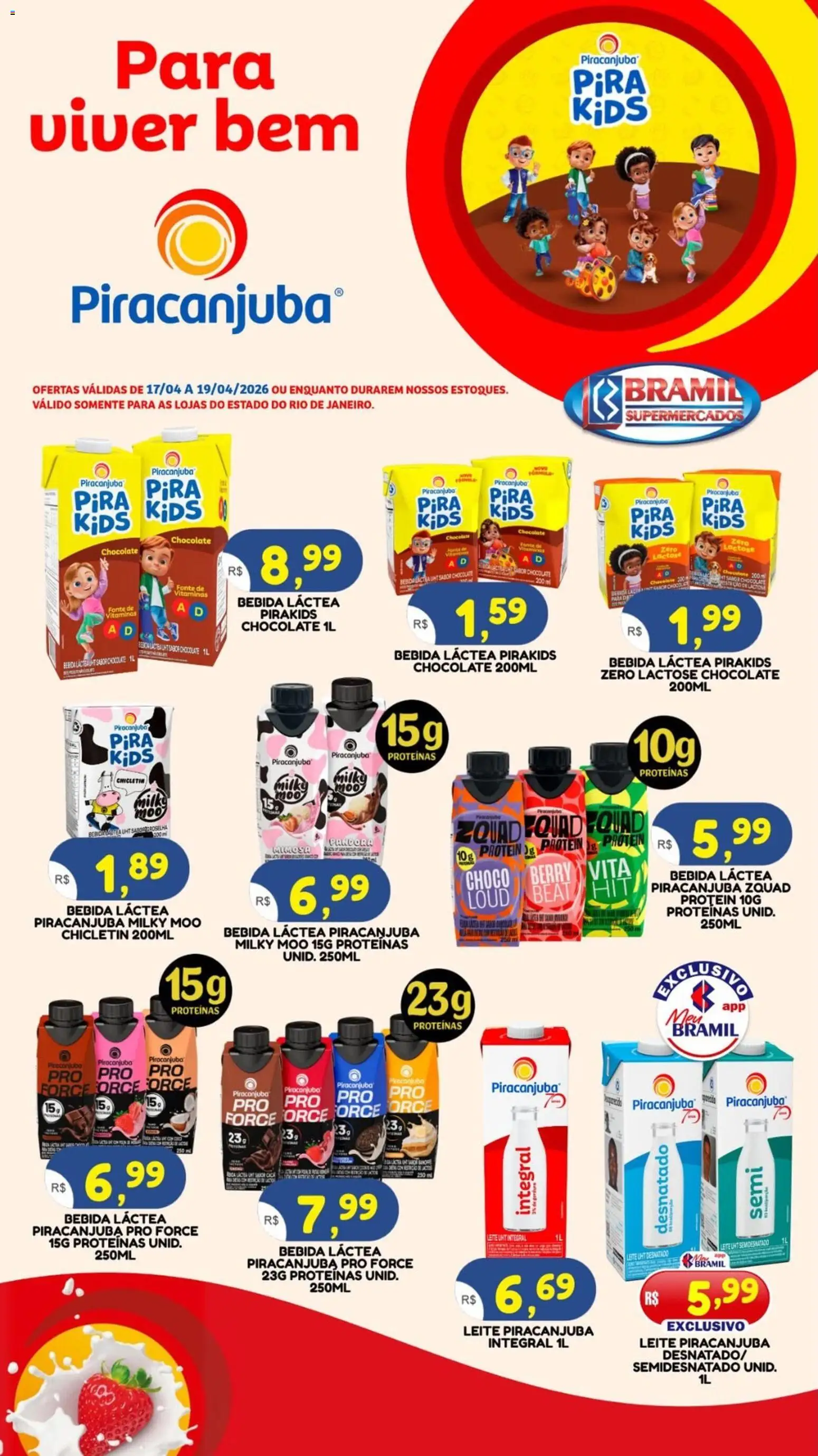 Bramil Supermercados Bramil Supermercados ofertas Piracanjuba (de 17/04 ...