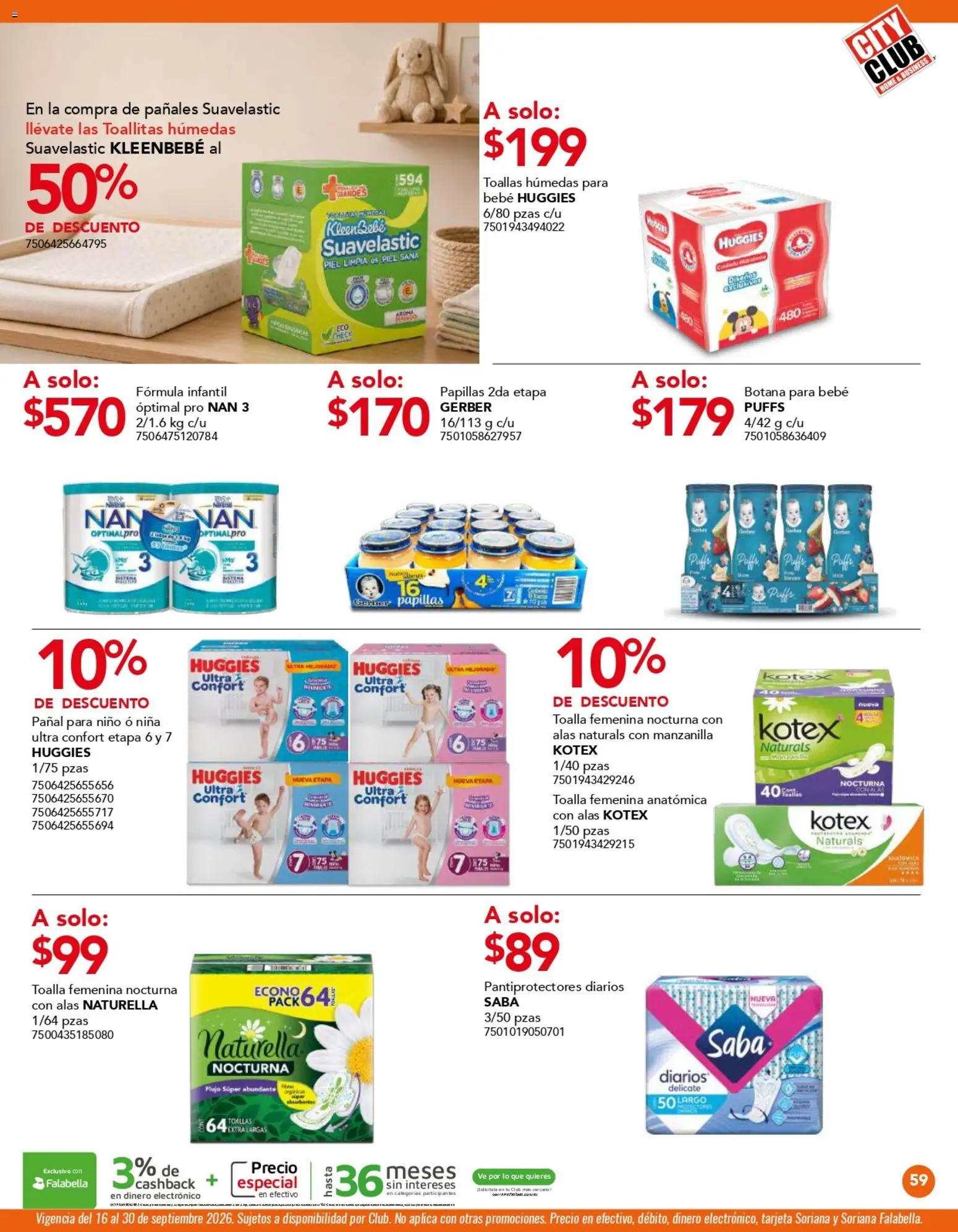 Vista previa las ofertas de la tienda City Club - City Club catálogo desde el 01/09/2026 