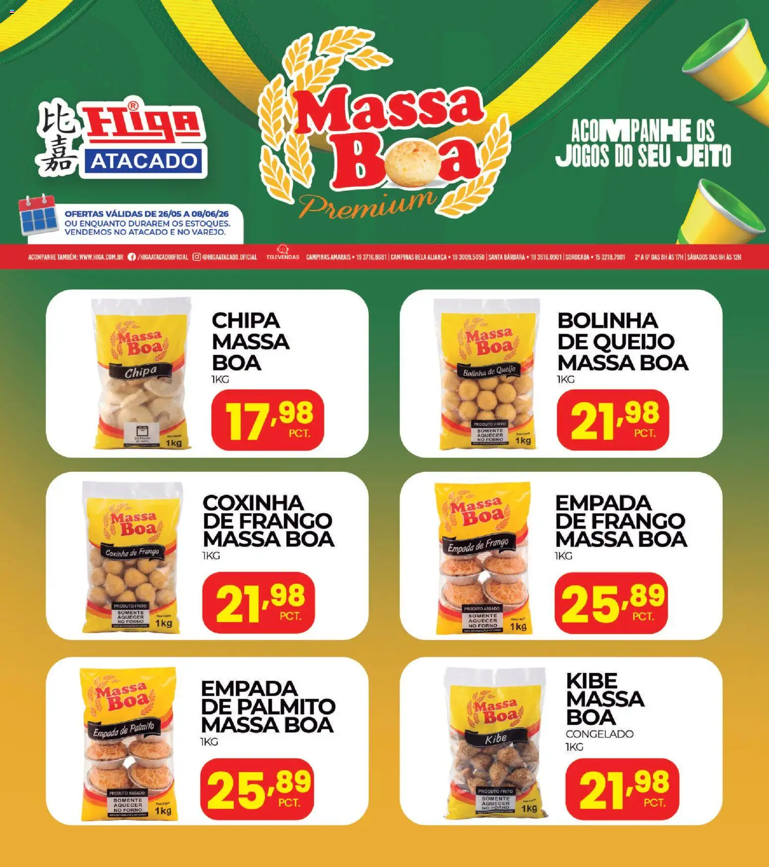 Higa Atacado Higa Atacado ofertas Especial Massa Boa (de 26/05/2026 ...