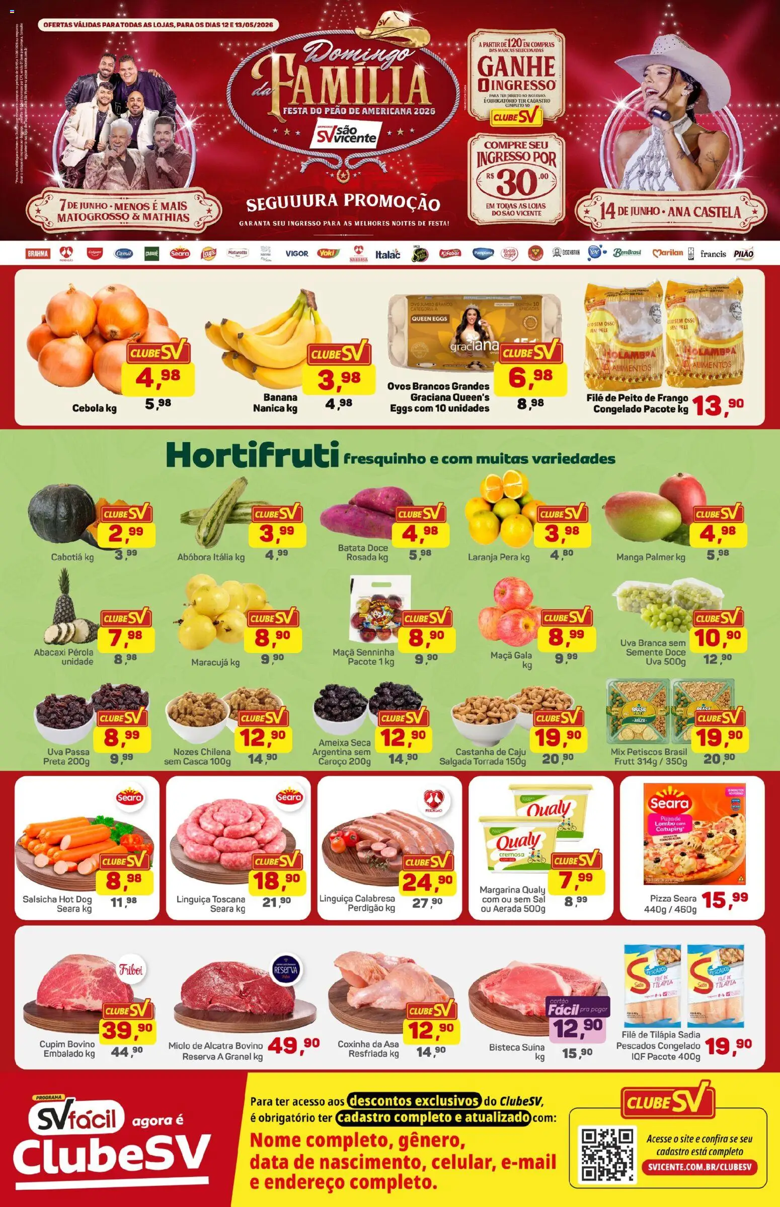 Pré-Visualização do folheto "Supermercados São Vicente - Ofertas da semana" da loja Supermercados São Vicente válido a partir de 12/05/2026