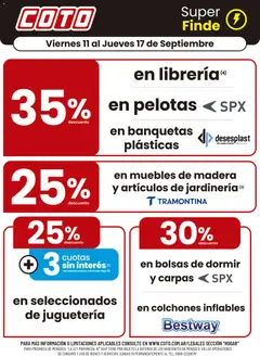 Vista previa del folleto de la tienda Coto válido desde el 11/09/2026 