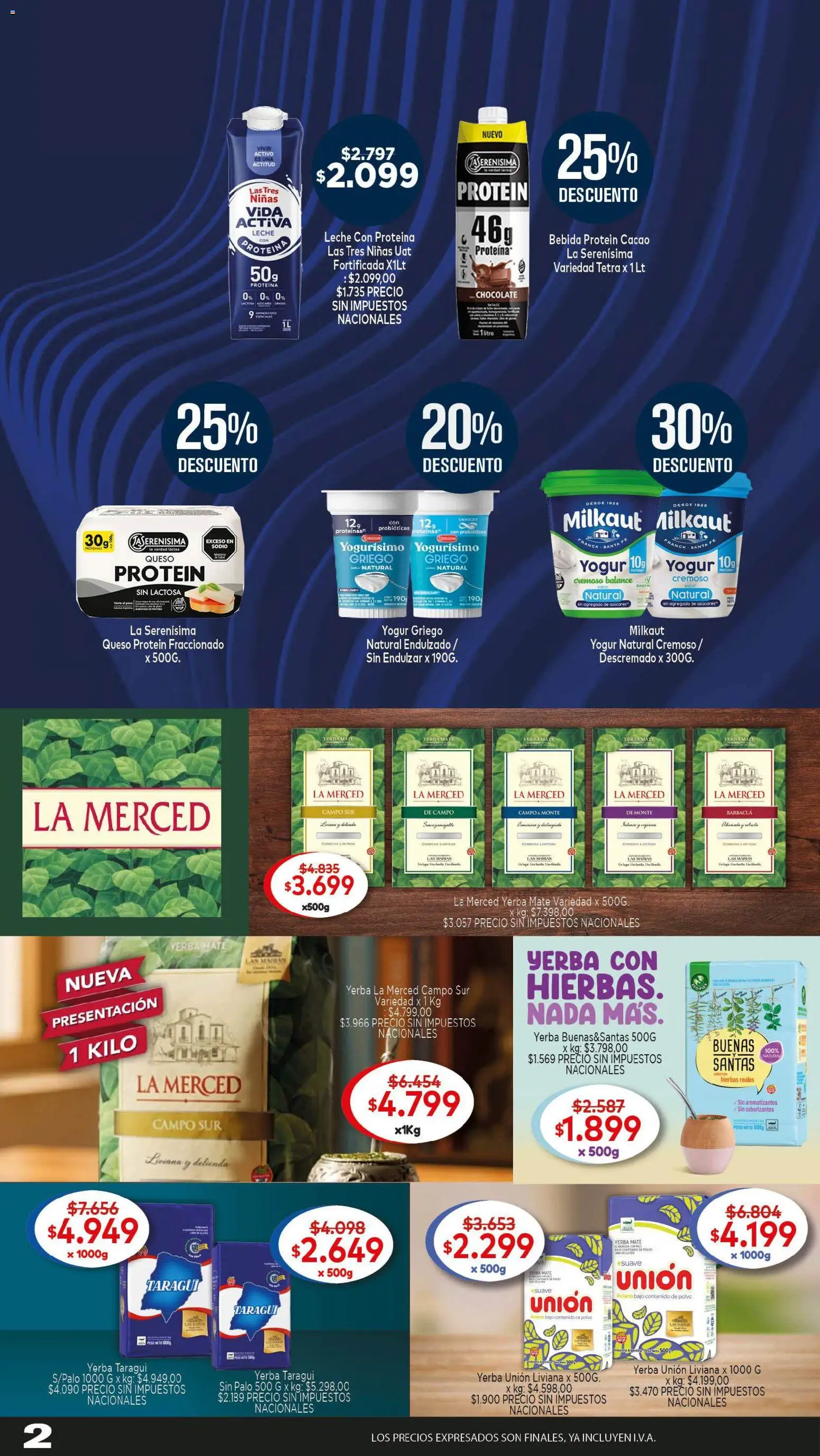 Vista previa del folleto de la tienda Makro válido desde el 01/10/2026 - Mate, Chocolate, Peso, Probióticos, Proteína, Leche, Yogur natural, Hierbas