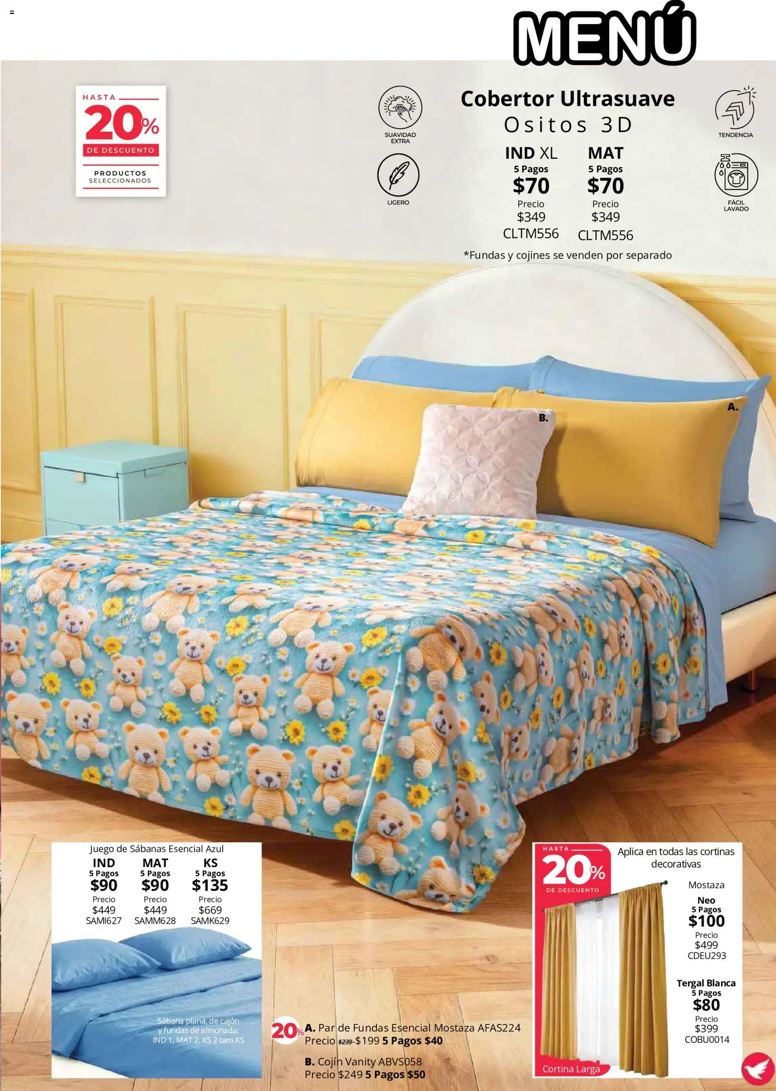 Vista previa las ofertas de la tienda Colchas Concord - Colchas Concord catálogo Colección Cobertor desde el 01/08/2026 
