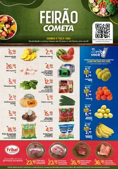 Pré-Visualização do folheto "Cometa Supermercados ofertas Feirão" da loja Cometa Supermercados válido a partir de 26/07/2026