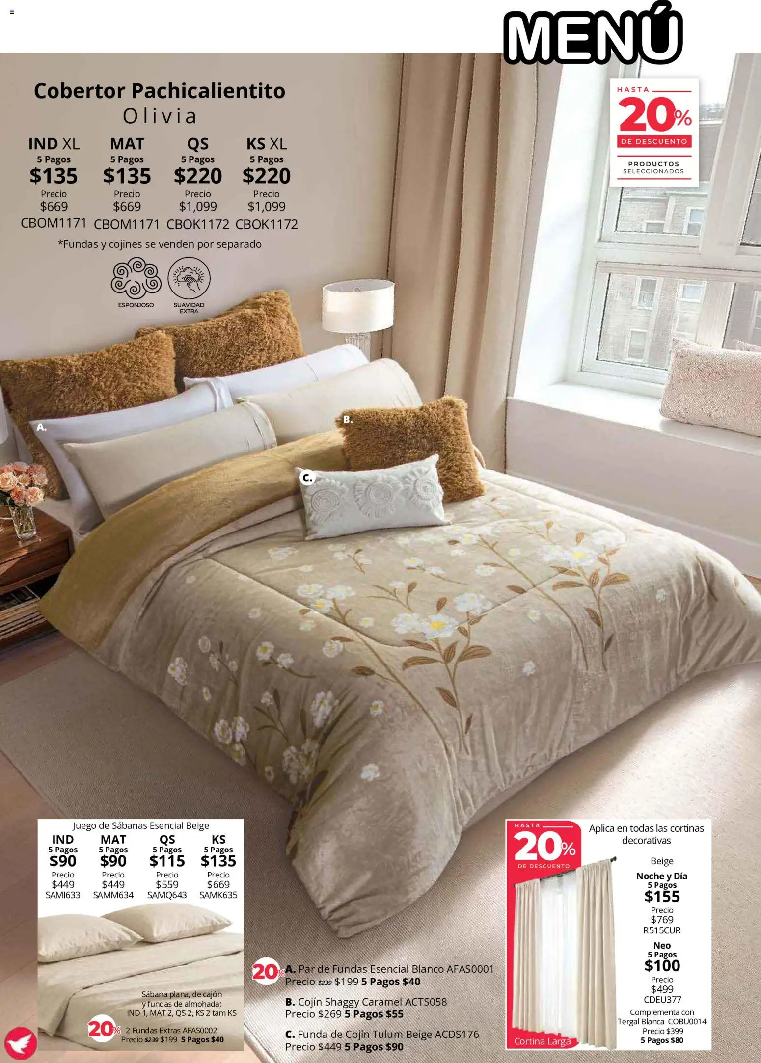 Vista previa las ofertas de la tienda Colchas Concord - Colchas Concord catálogo Colección Cobertor desde el 01/08/2026 